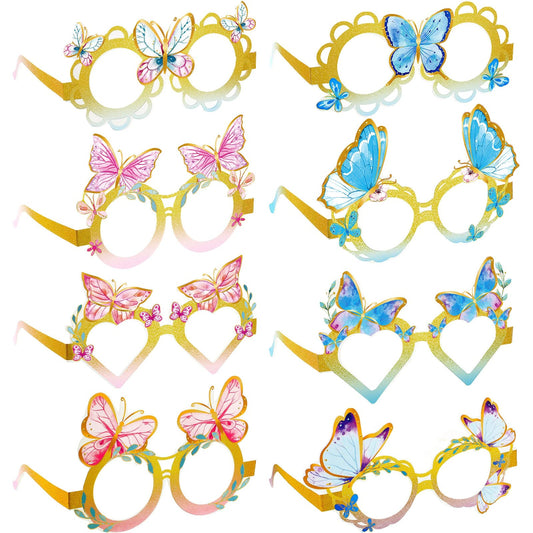 Butterfly Party Paper Gels for Kids and Adults, 24 Pieces