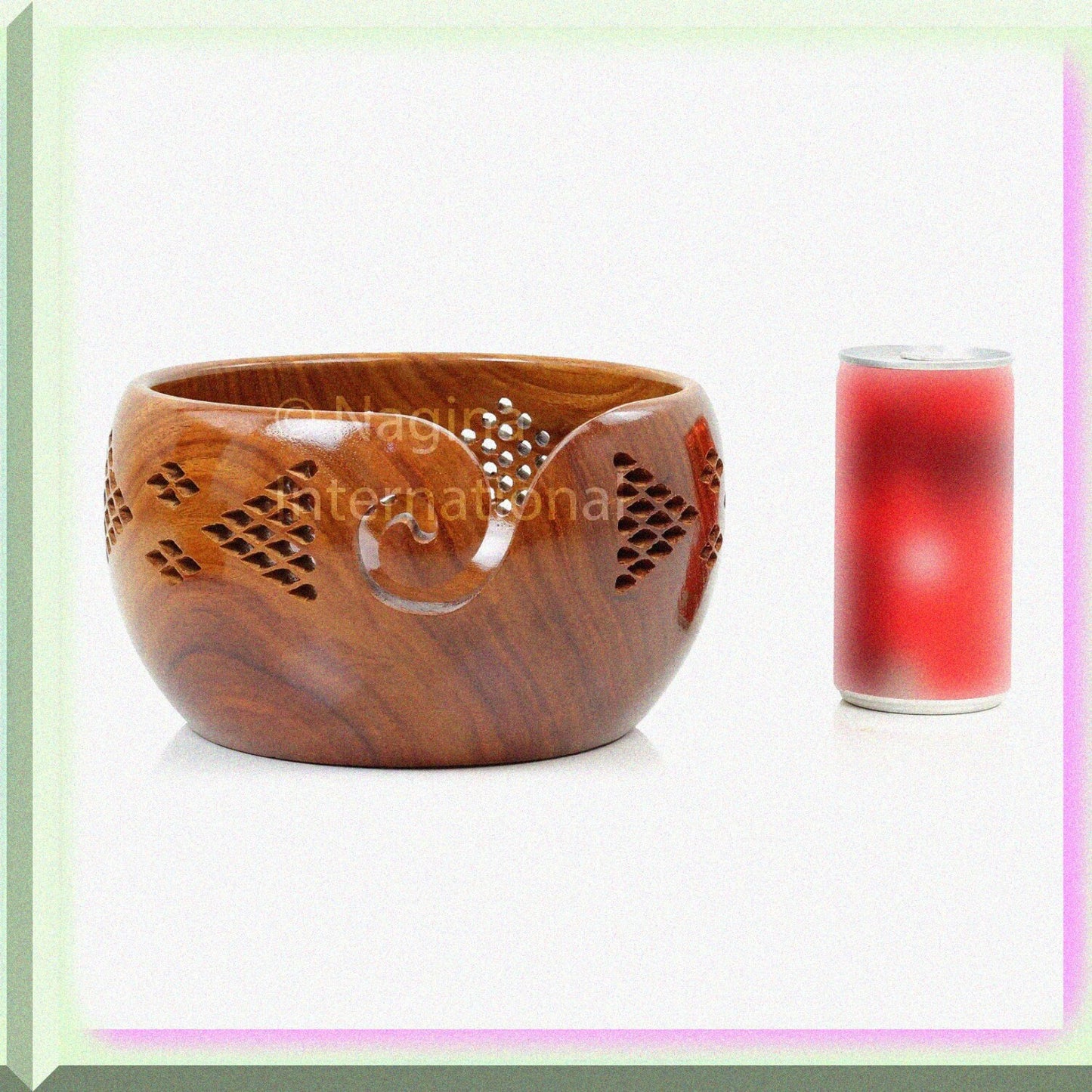 Rosewood Yarn Storage Bowl Medium