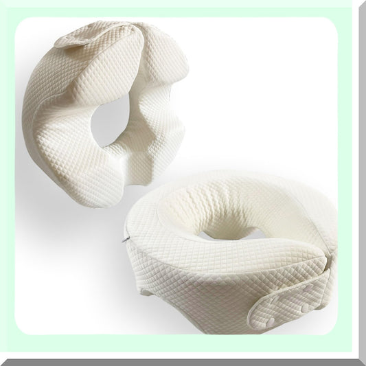 ProneRest Adjustable Headrest Pillow - Comfortable Stomach Sleeper Pillow for Contoured Post-Surgery Support. Breathe Easy with this Firm Version!
