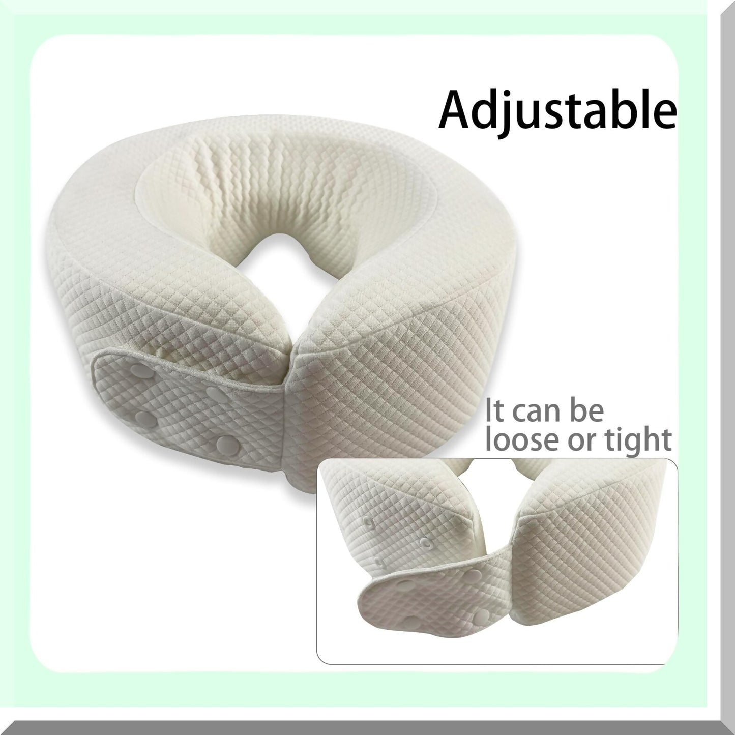 ProneRest Adjustable Headrest Pillow - Comfortable Stomach Sleeper Pillow for Contoured Post-Surgery Support. Breathe Easy with this Firm Version!