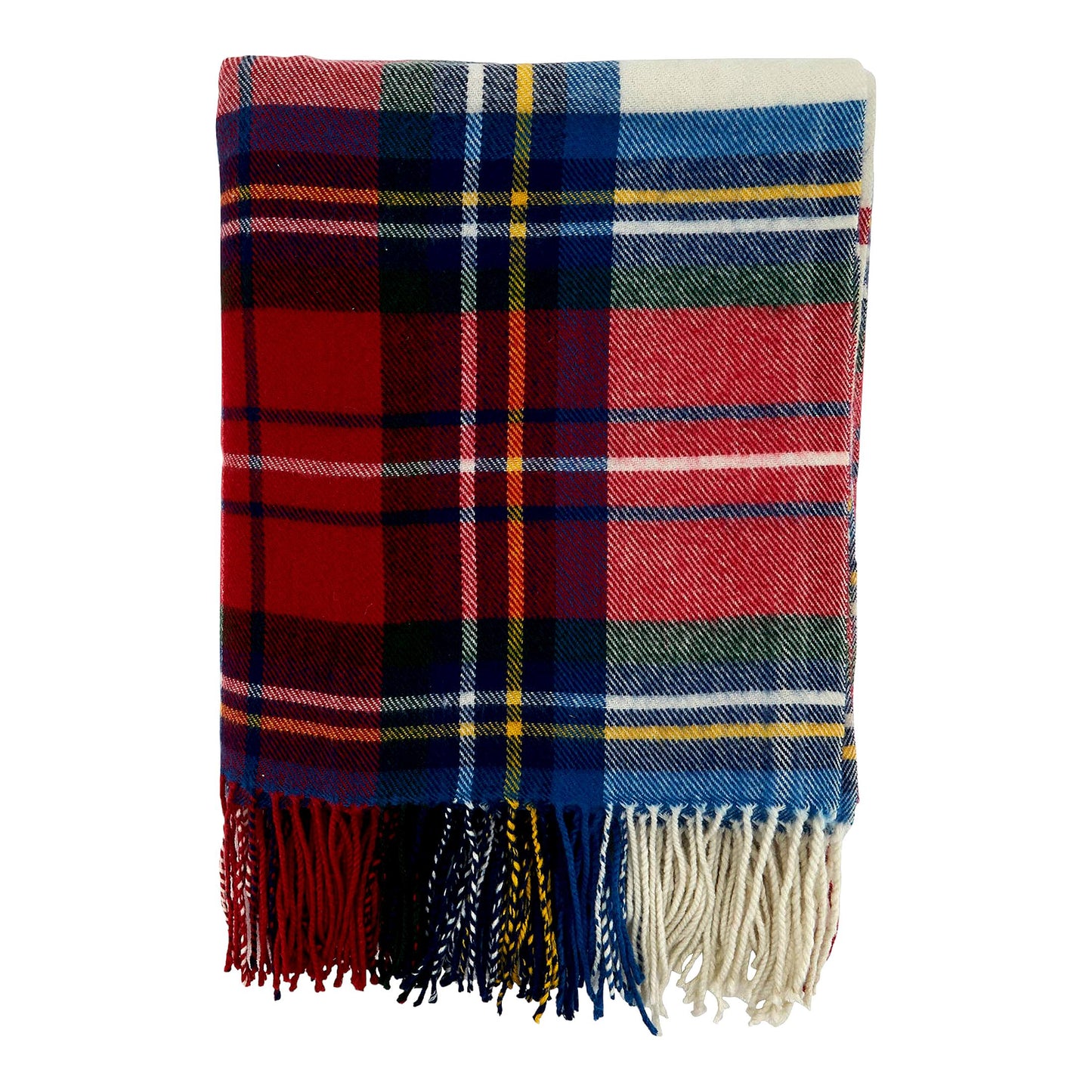 CozyPlaid Multicolor Throw Blanket 50"x60"