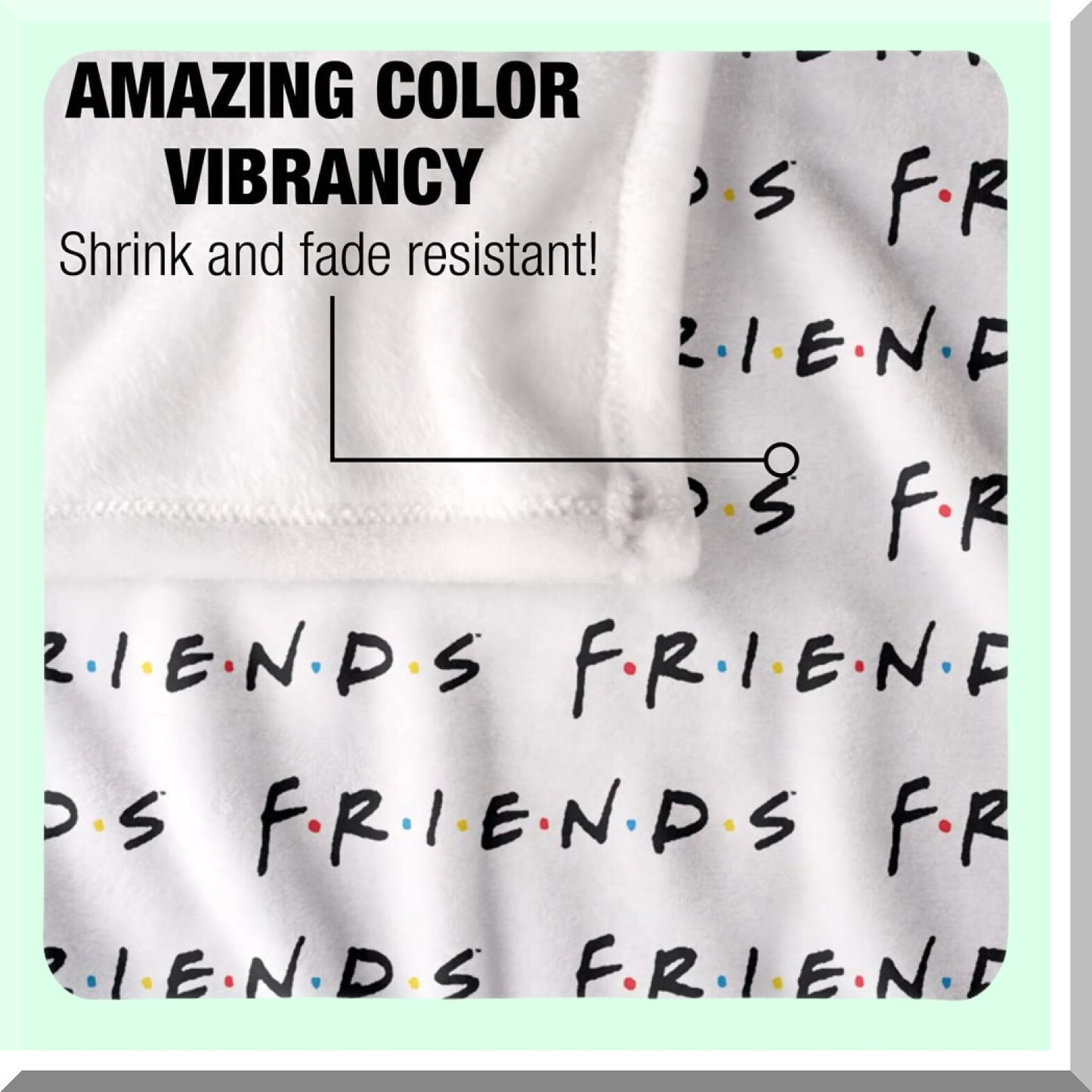 Friends Silky Touch Super Soft Throw Blanket - 50x60