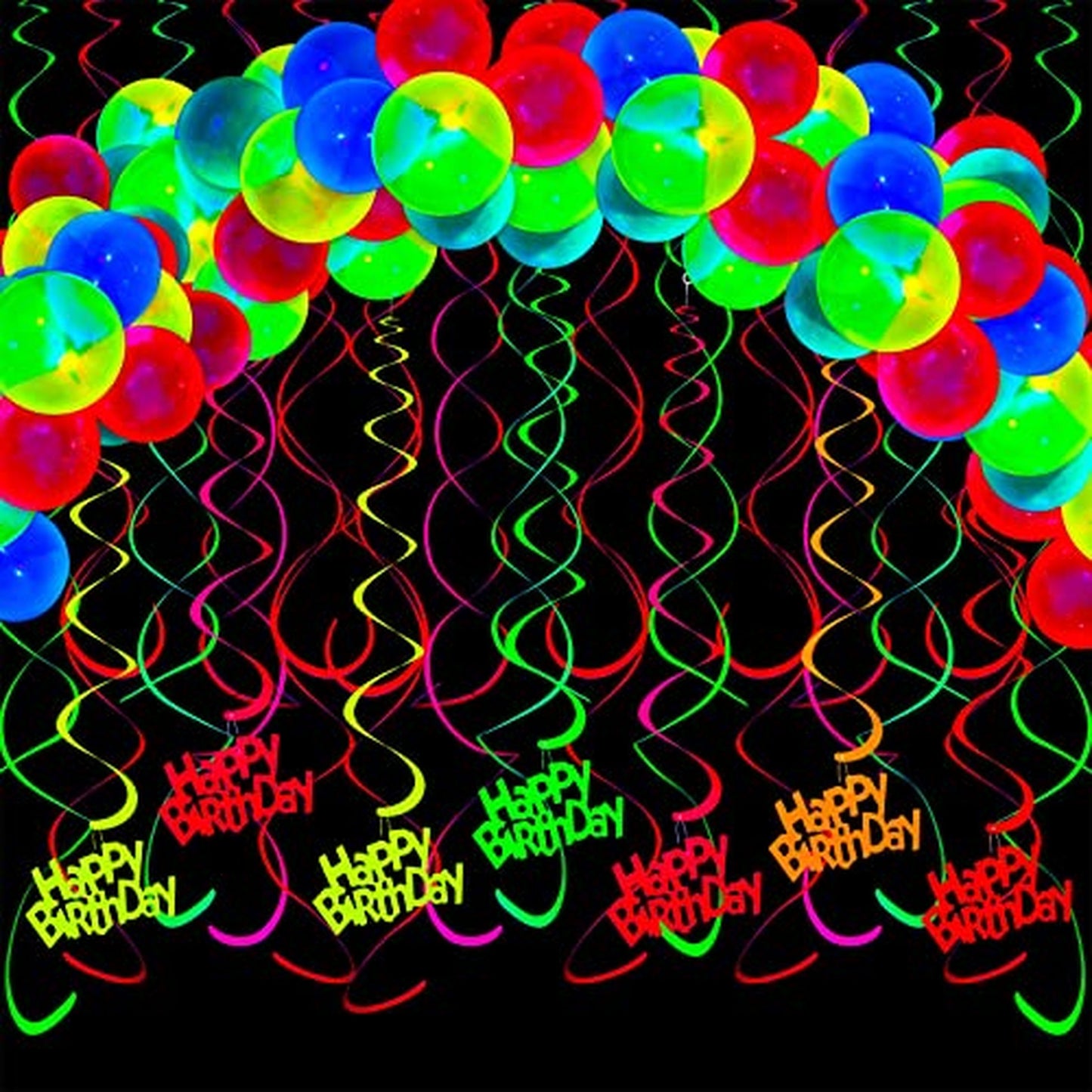 Neon Party Supplies and Decorations for Glow Events