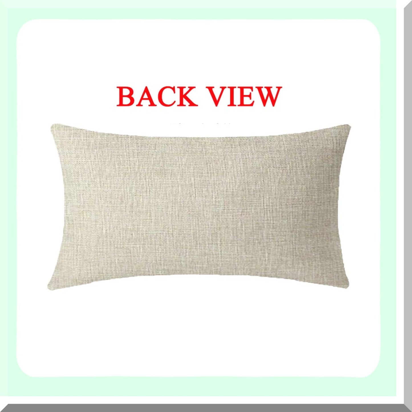 Wine Bottle Vintage Lumbar Pillow Cover - Decorative Rectangle Cushion Cover for Sofa Bed - Cotton Linen Home Decor - 12x20 Inch Pillowcase