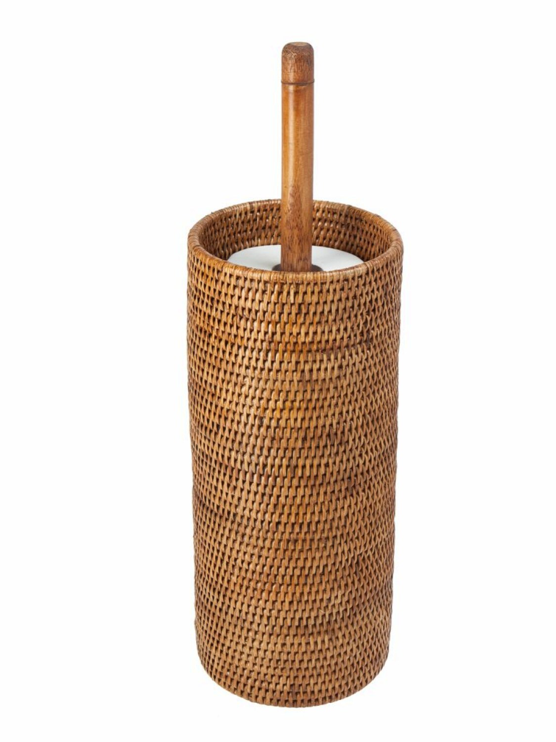 3 Rolls Rattan Tet Roll Stand Honey Brown