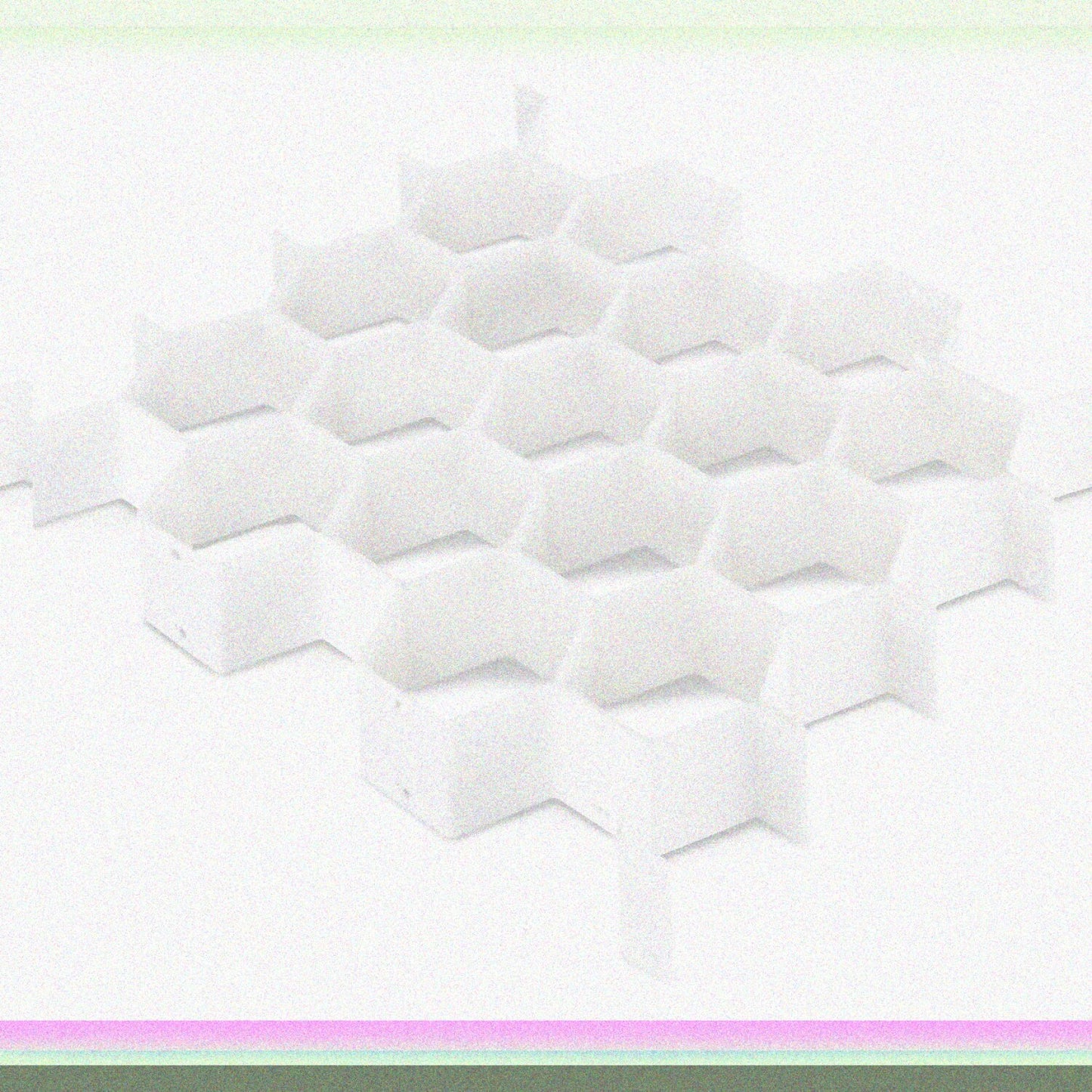 Honeycomb Drawer Organizer White 13 Inches