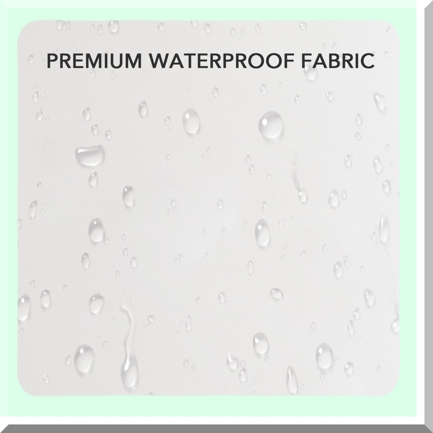 Waterproof Square Pillow Inserts - Pack of 2, Decorative Throw Pillows for Outdoor Furniture, Couch, Sofa, Bed - 18x18 White Pillow Set