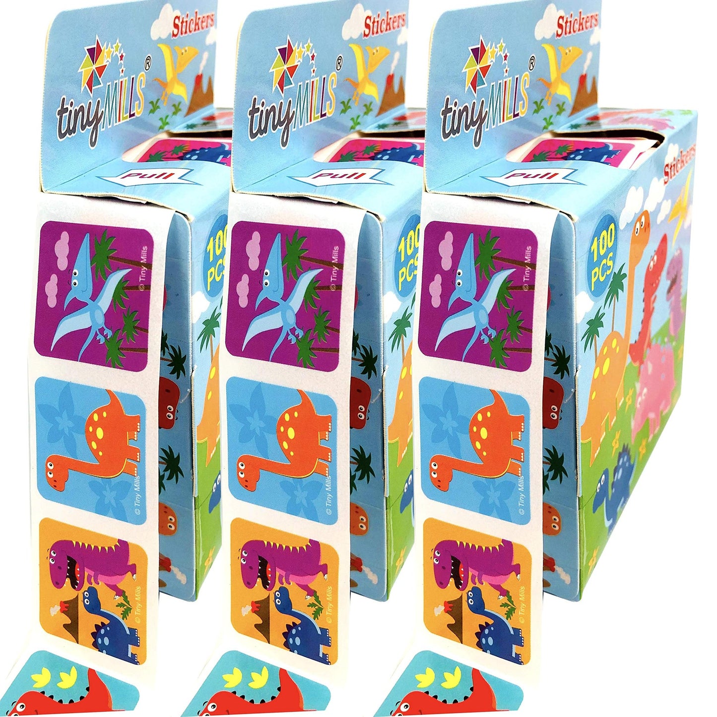Dinosaur Stickers Party Favor Pack with Dispensers