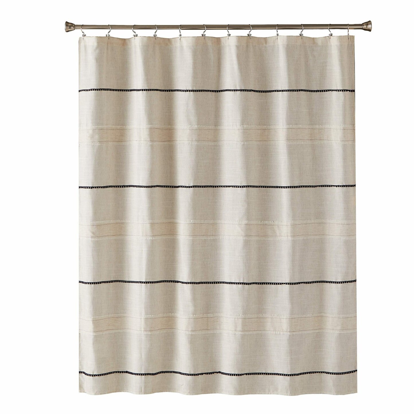 Linen Shower Curtain 70" x 72" Neutral
