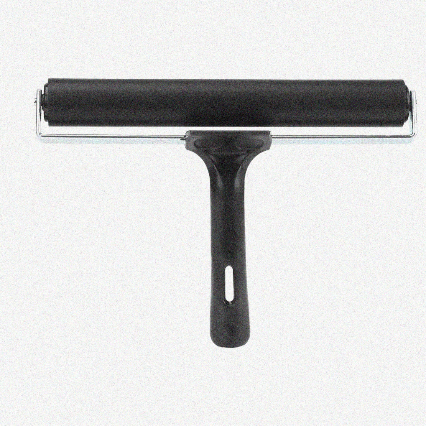Black Rubber Brayer Roller 20cm for Printmaking