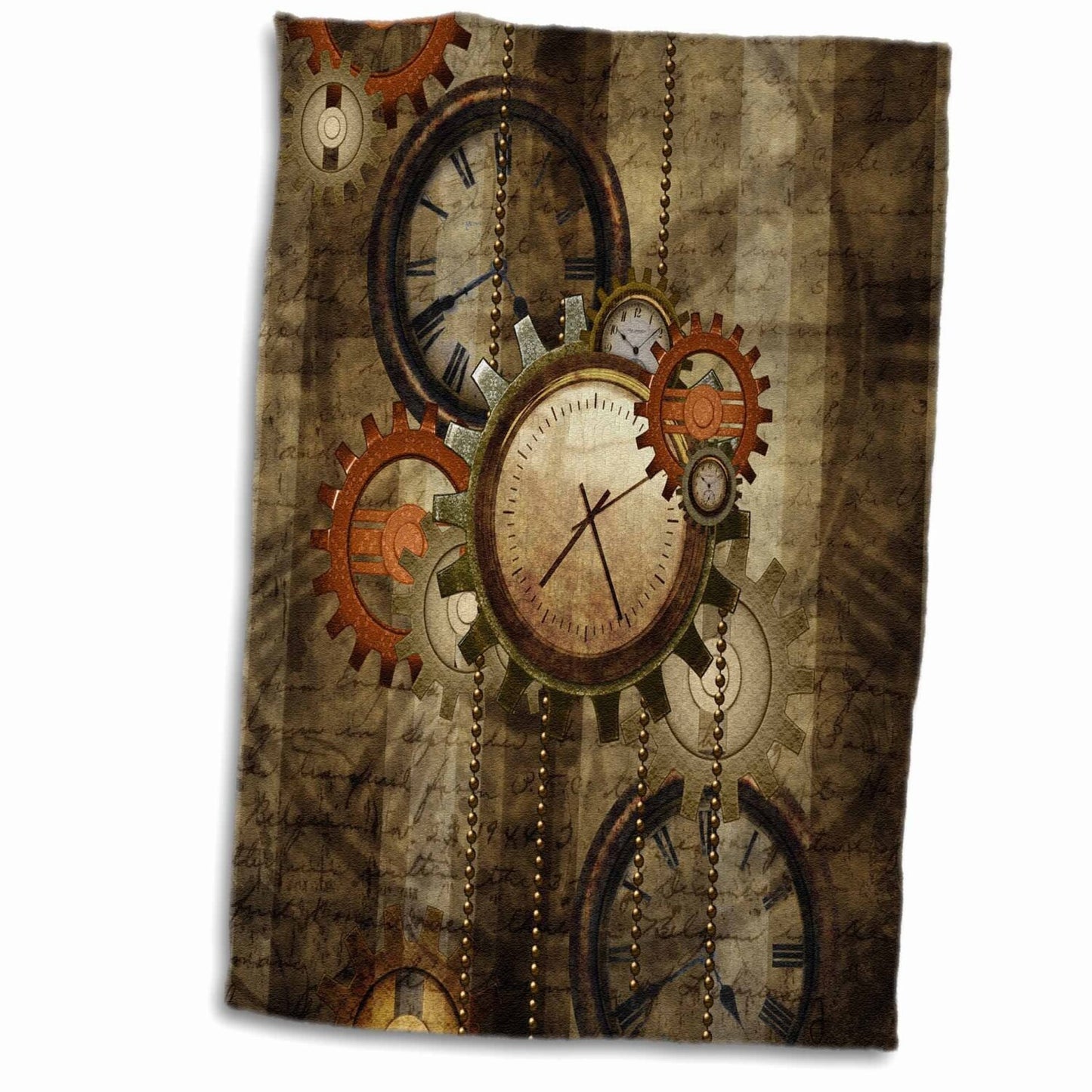 3D Rose Noble Design Hand Towel 15"x22" Multicolor