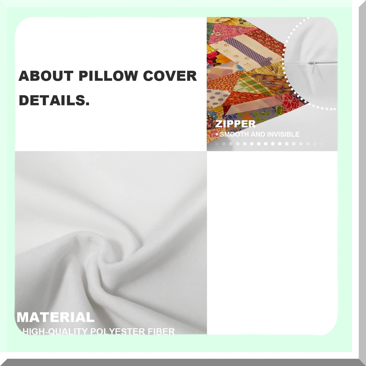 Geometric Patchwork Throw Pillow Set - Retro Decorative Cushion Covers 18x18, Square Multi Colored Pattern for Sofa Bedroom Car, 18 Inches, Set of 2