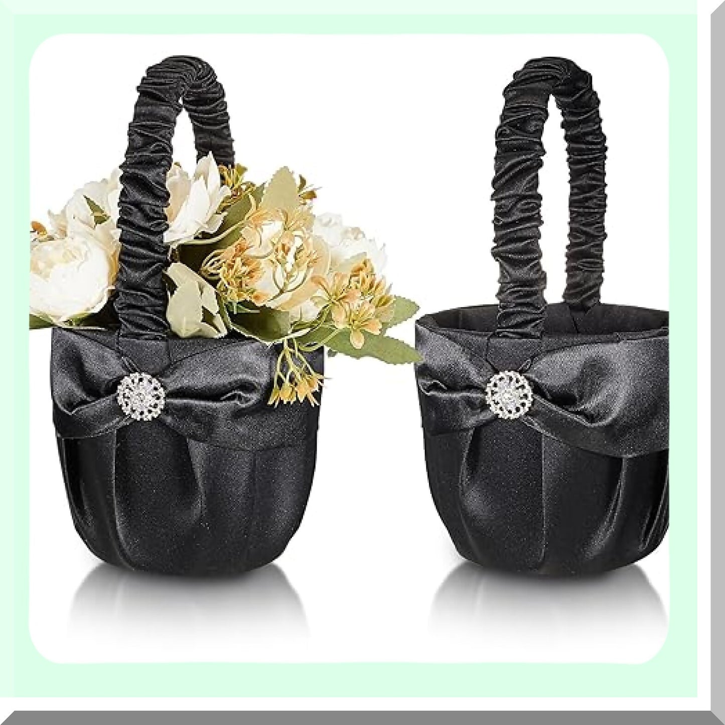 Elegant Flower Girl Baskets for Weddings and Events