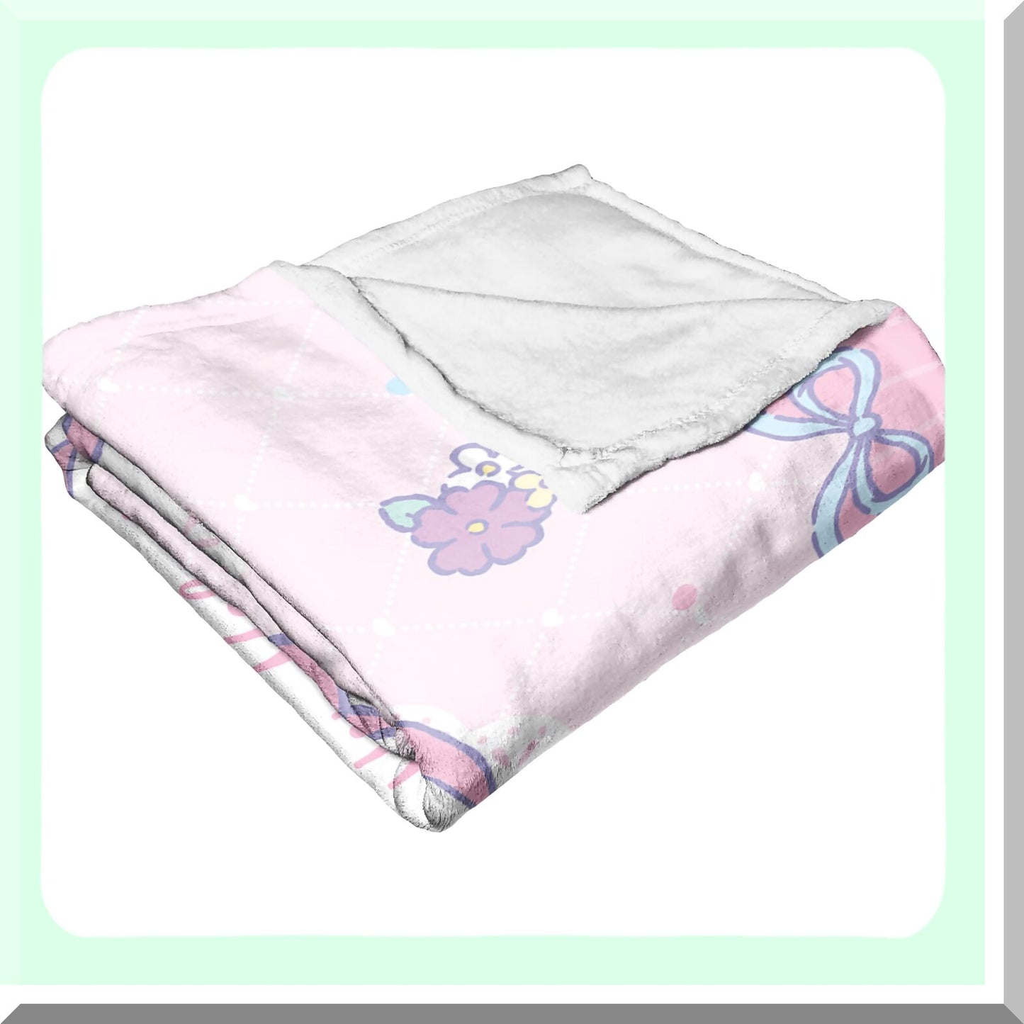 SilkTouch Floral Friends Throw Blanket, 50"x60" - Cozy & Soft"