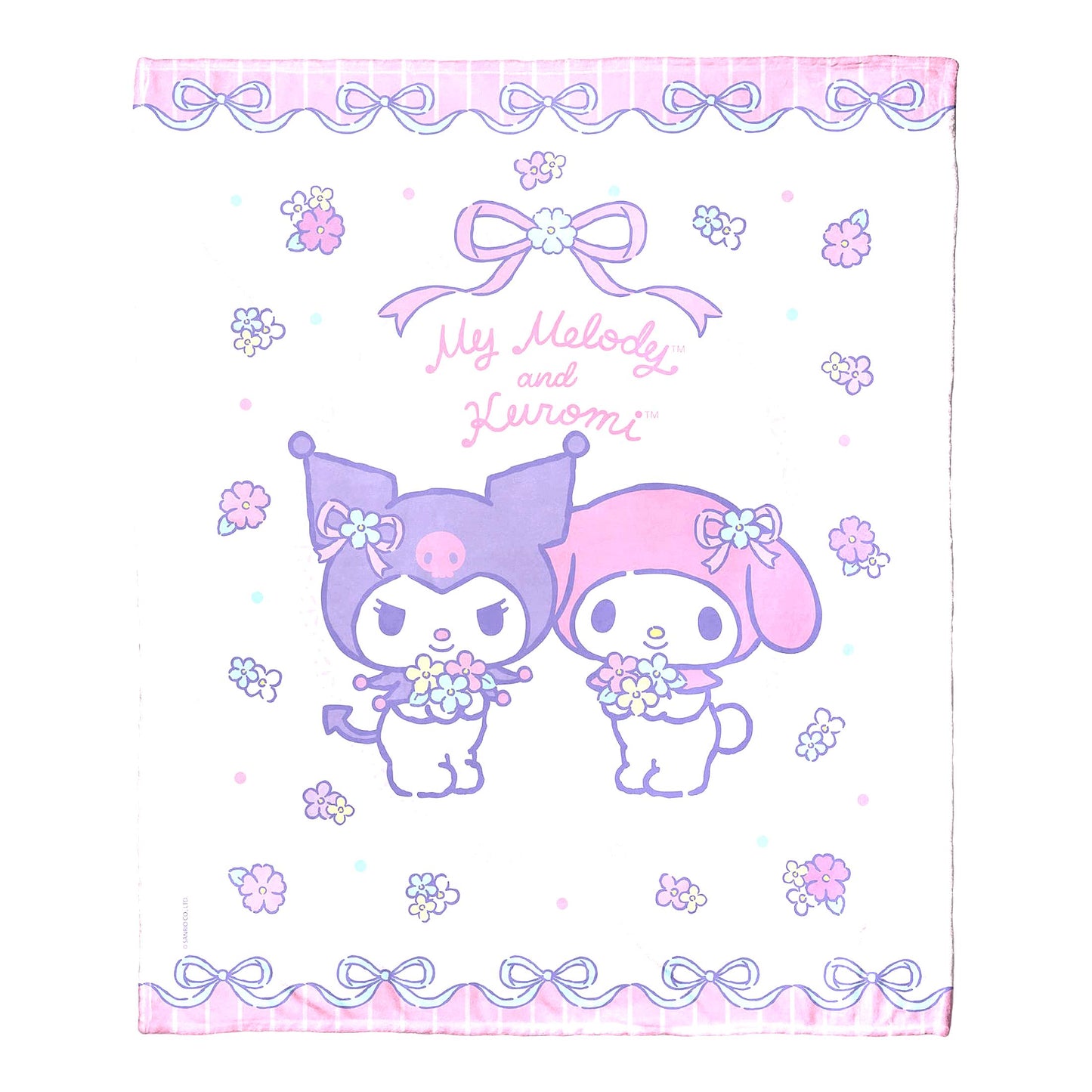 SilkTouch Floral Friends Throw Blanket, 50"x60" - Cozy & Soft"