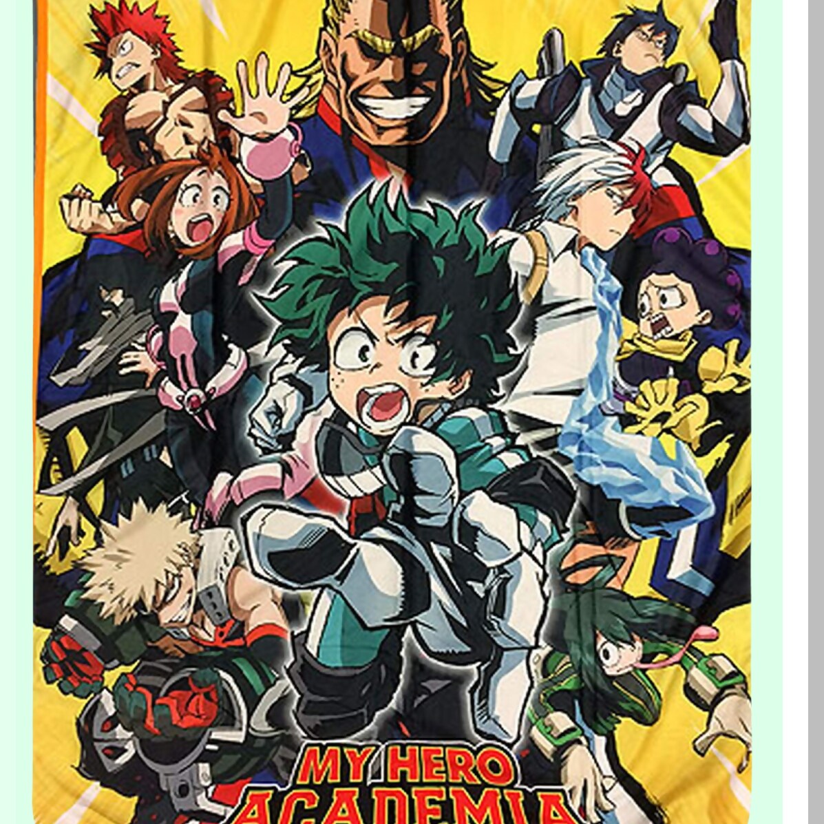 Heroic Academia Group Sublimation Throw Blanket - 46x60 Multicolor
