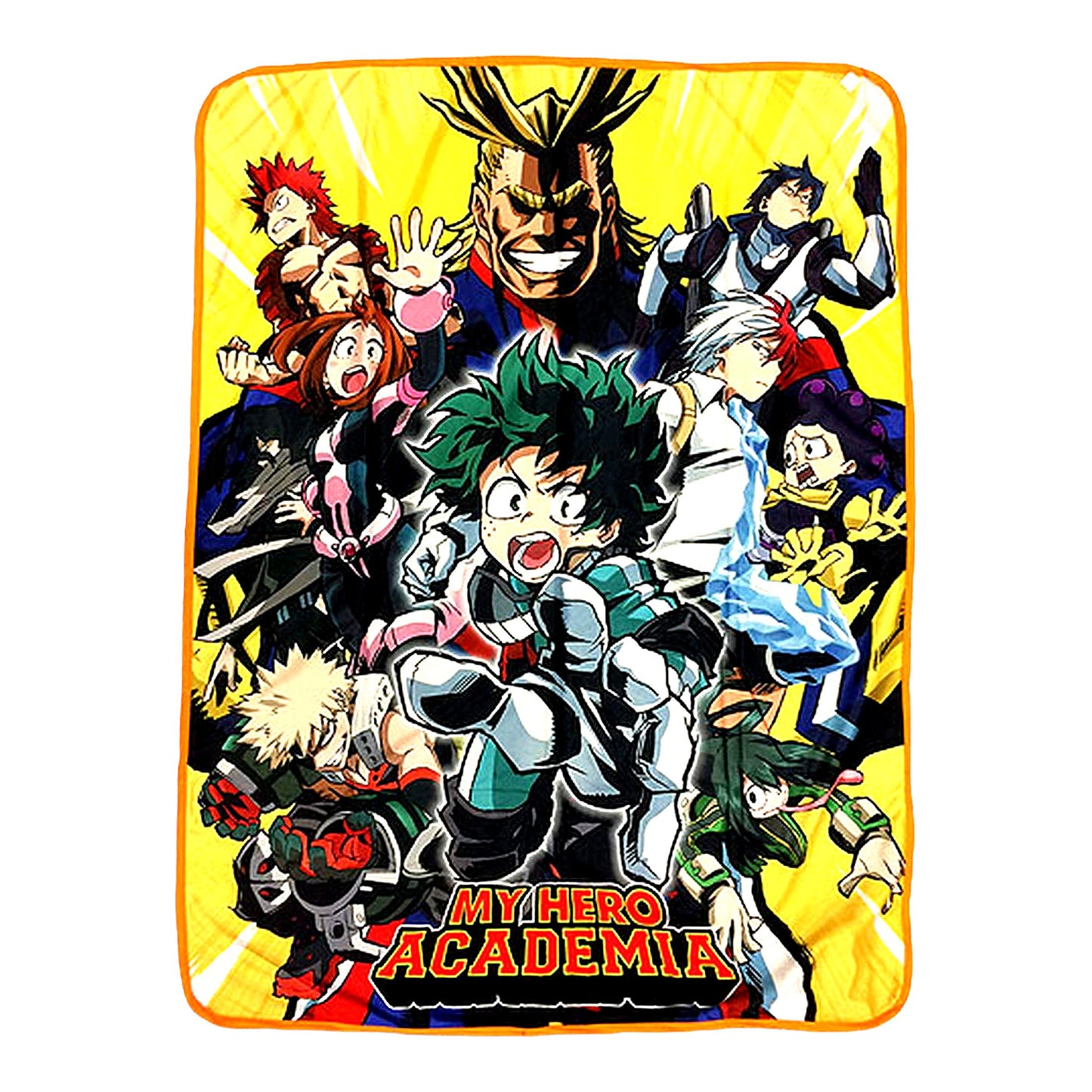 Heroic Academia Group Sublimation Throw Blanket - 46x60 Multicolor