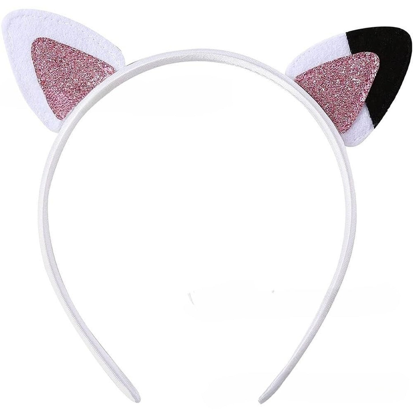 Cat Ears Hairband Set - Fun Cat Headwear for Girls! Perfect for Daily Wear, Dollhouse Parties, and Cat Themed Birthdays. Complete your Look with these Adorable Accessories!