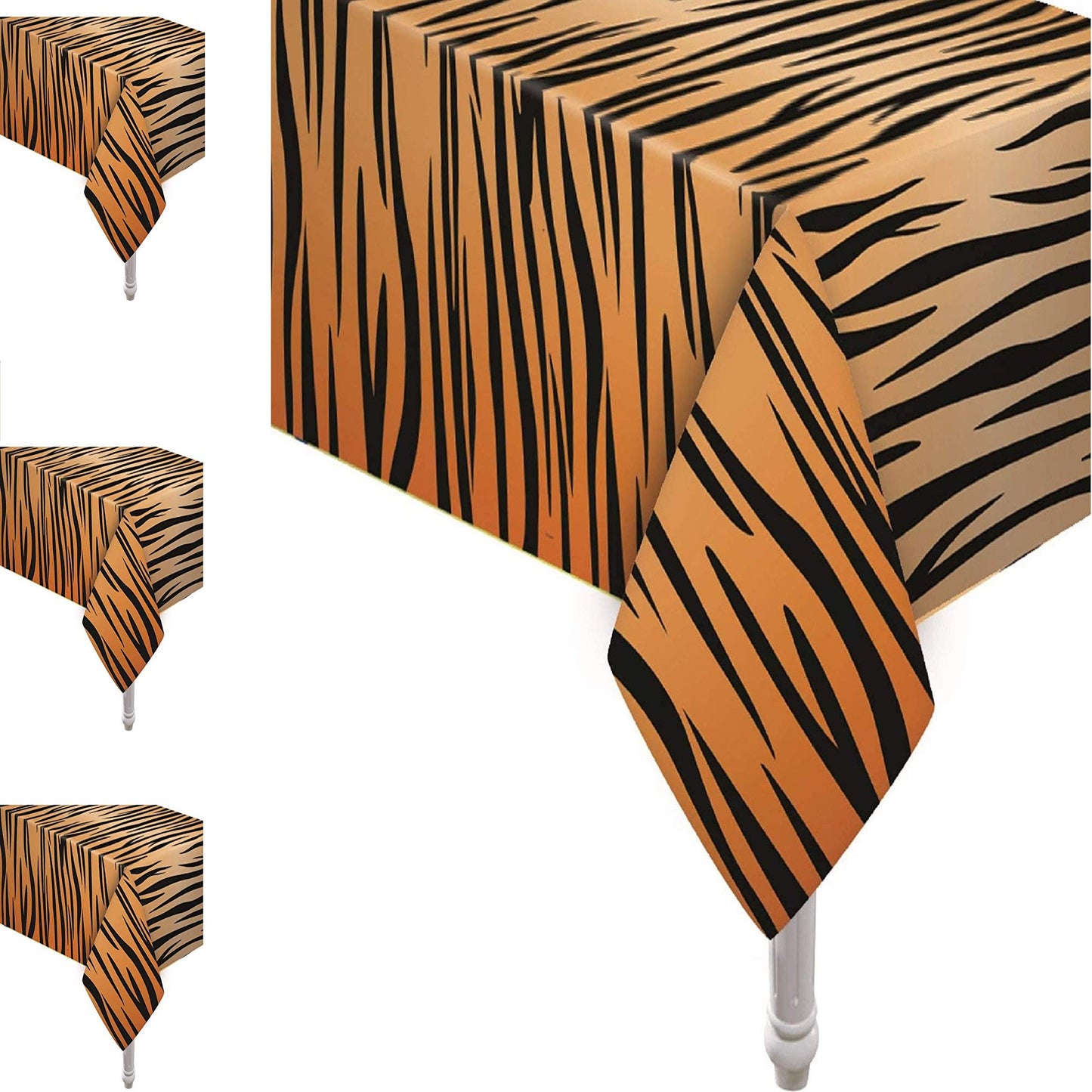 Safari Theme Zoo Print Table Cover Pack for Parties