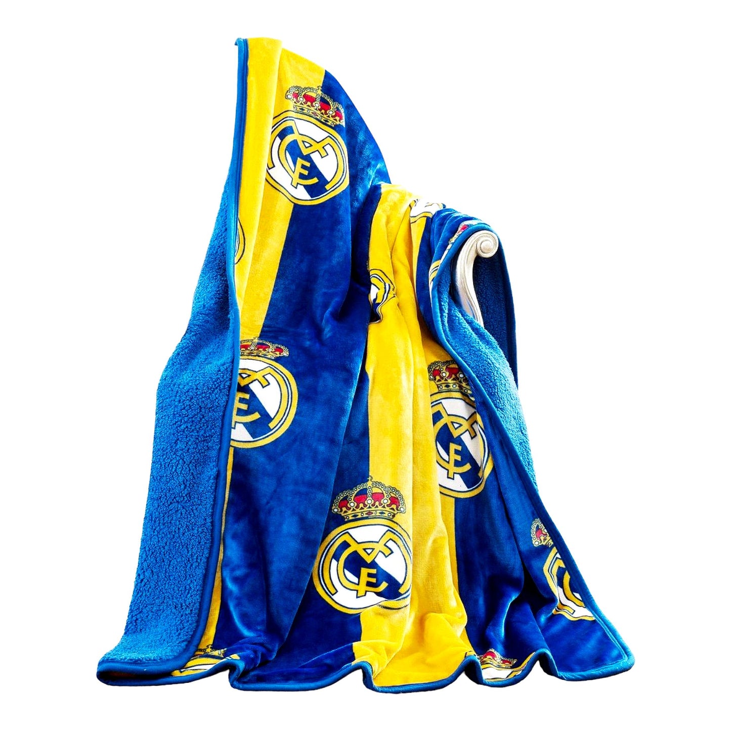 CozySilk Sherpa Lined Throw Blanket - Ultra Soft 50x60