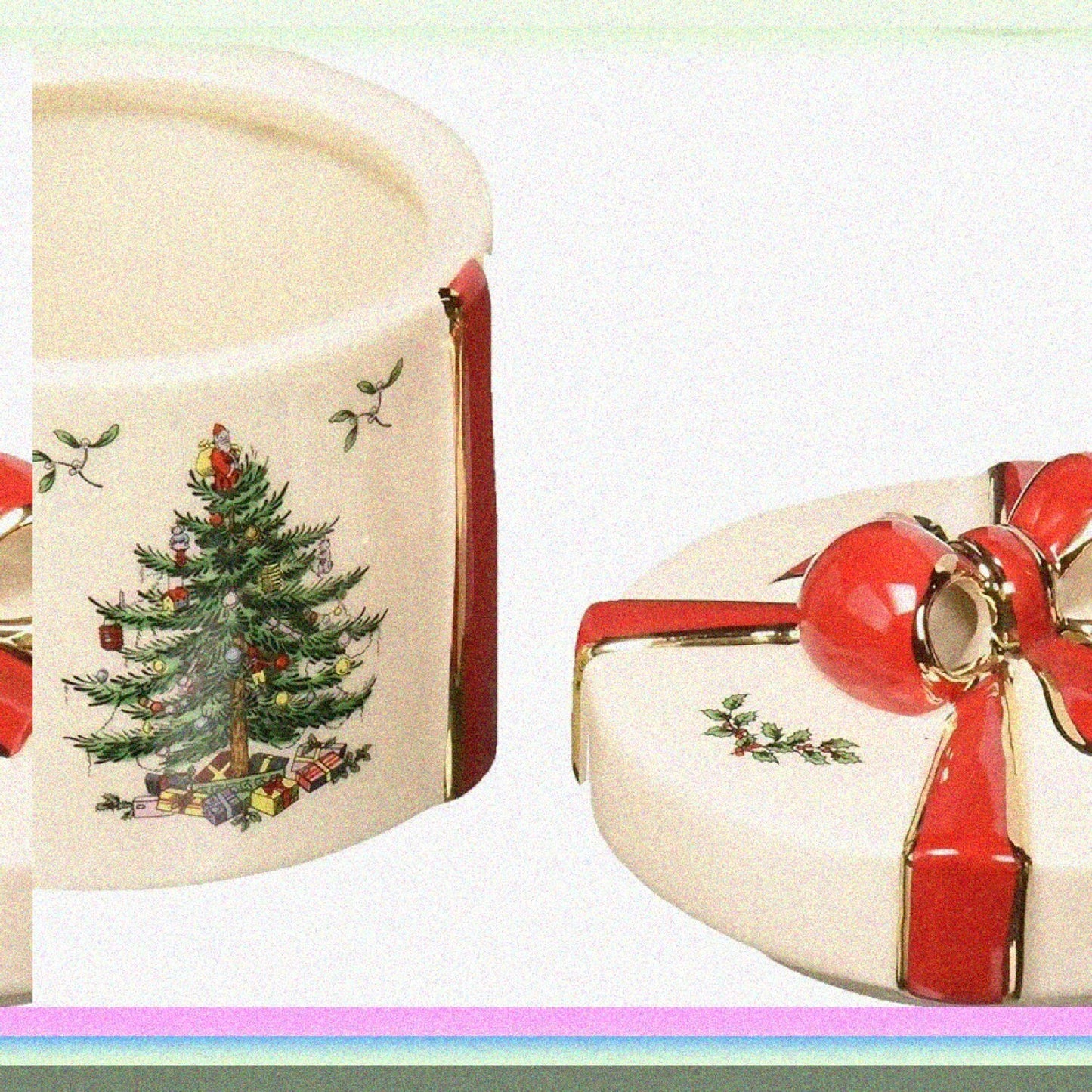 Tree 2 Piece Gift Box Set 4 Inch Earthenware