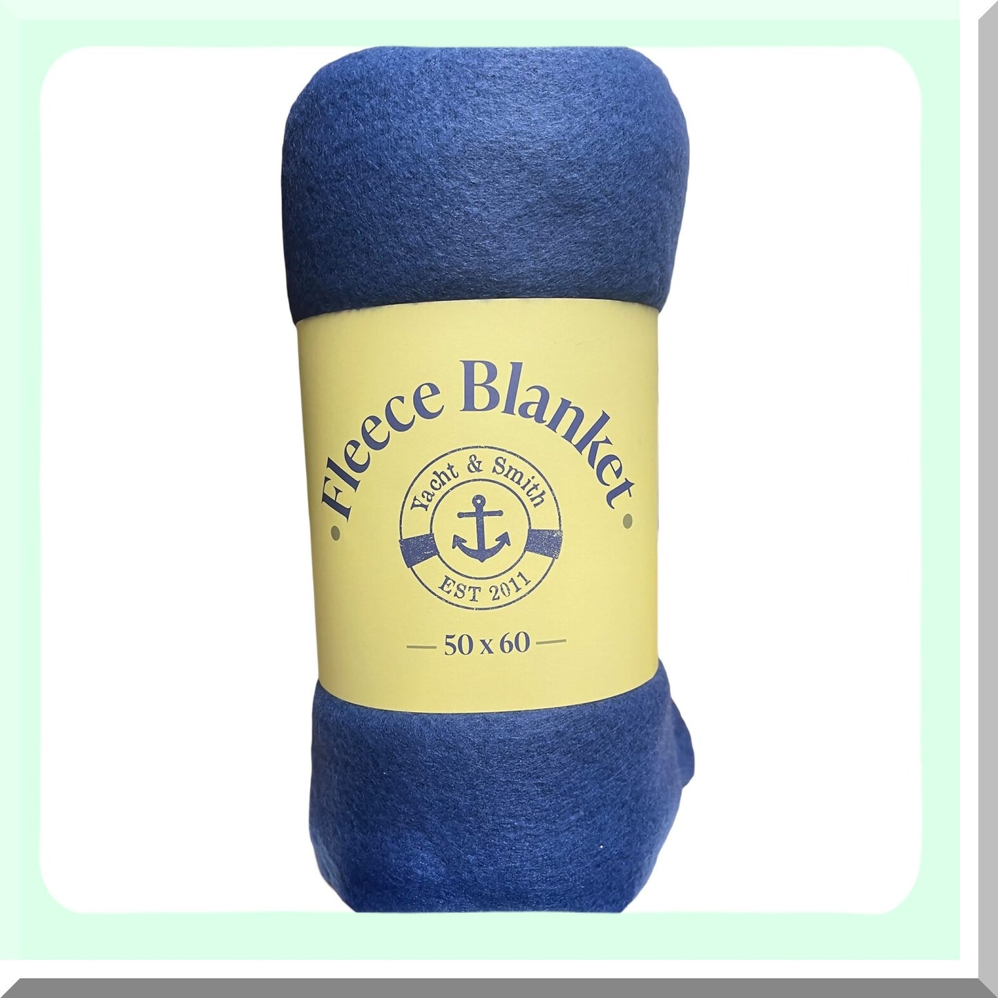 CozyWarm Fleece Throw - Lightweight 50x60 Blanket for Sofa, Travel & Outdoor