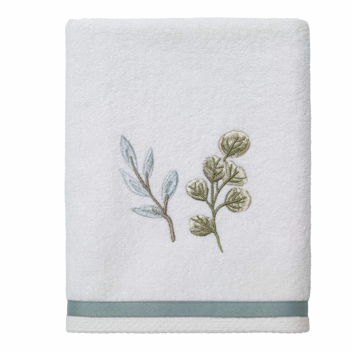 Hand Towel 28"x16" Cotton Ombre Leaves Collection
