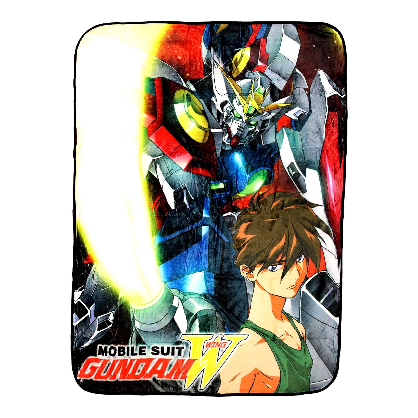 Gundam Wing Shenlong Ultra-Soft Plush Throw Blanket 45" x 60" - Cozy Anime Fleece for Fans