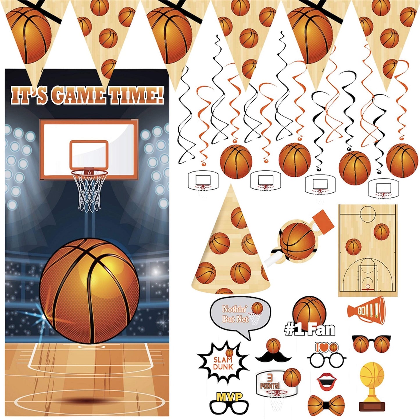 Basketball Birthday Party Pack for 30 Guests