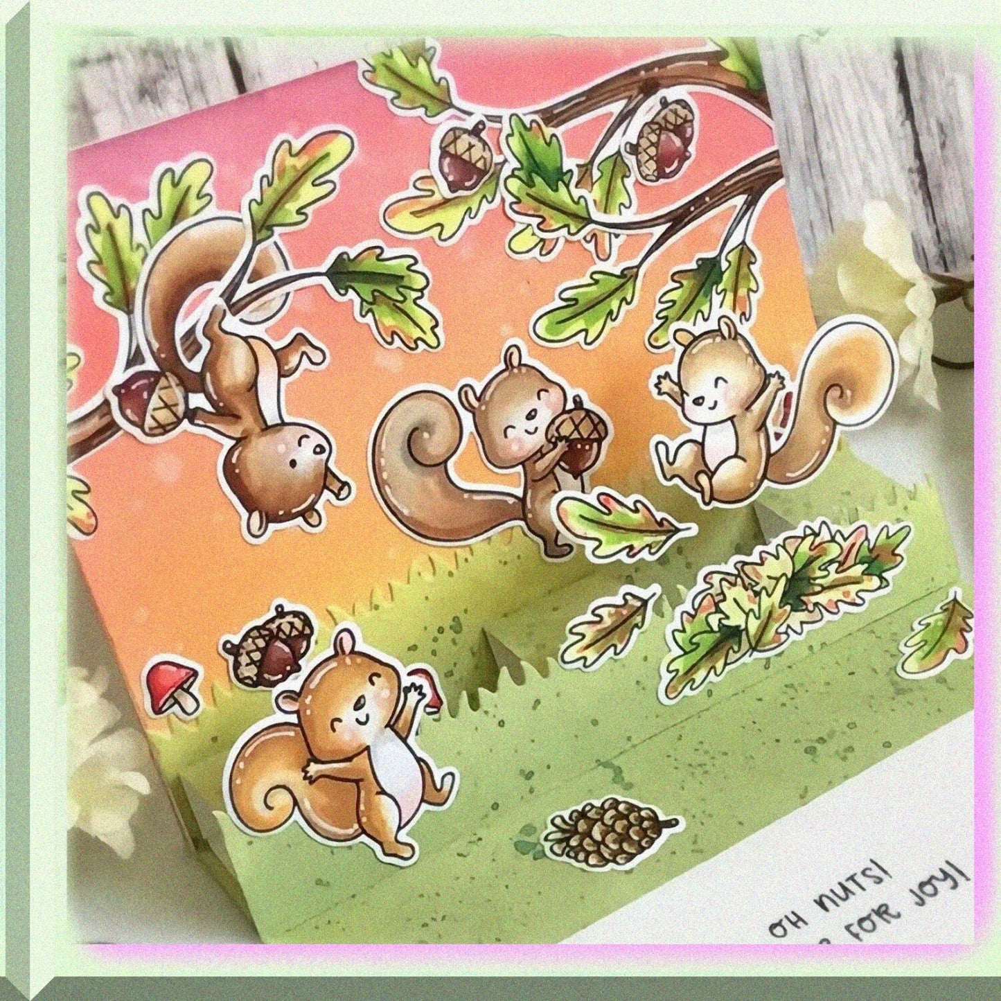 Thanksgiving Stamps and Dies Set for Card Making