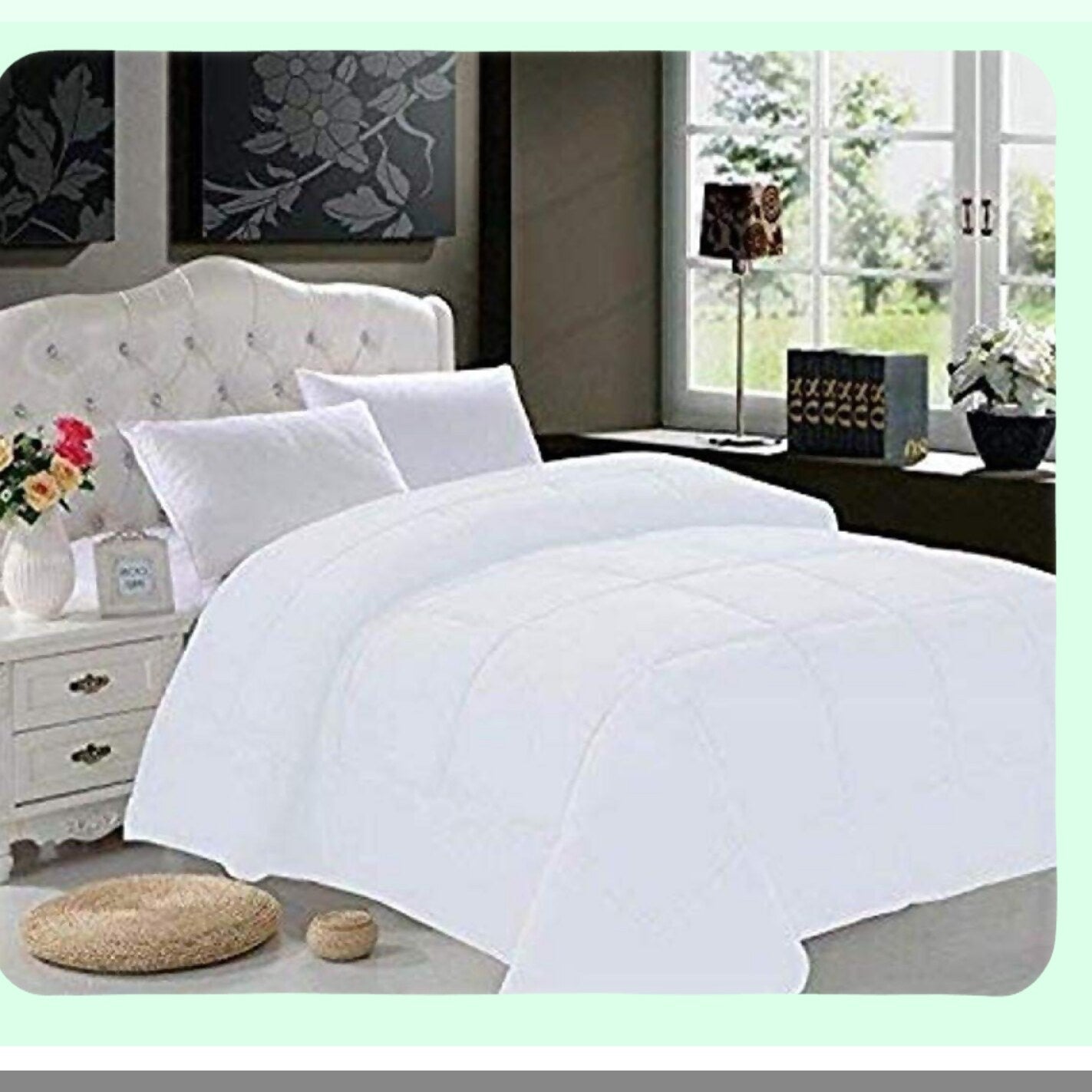 PlushDreams White Cloud Comforter - Full/Queen Size - Luxury Down Alternative Duvet Insert - Soft & Cozy Bedding for a Restful Sleep - Hypoallergenic & All-Season - Hotel Quality Design
