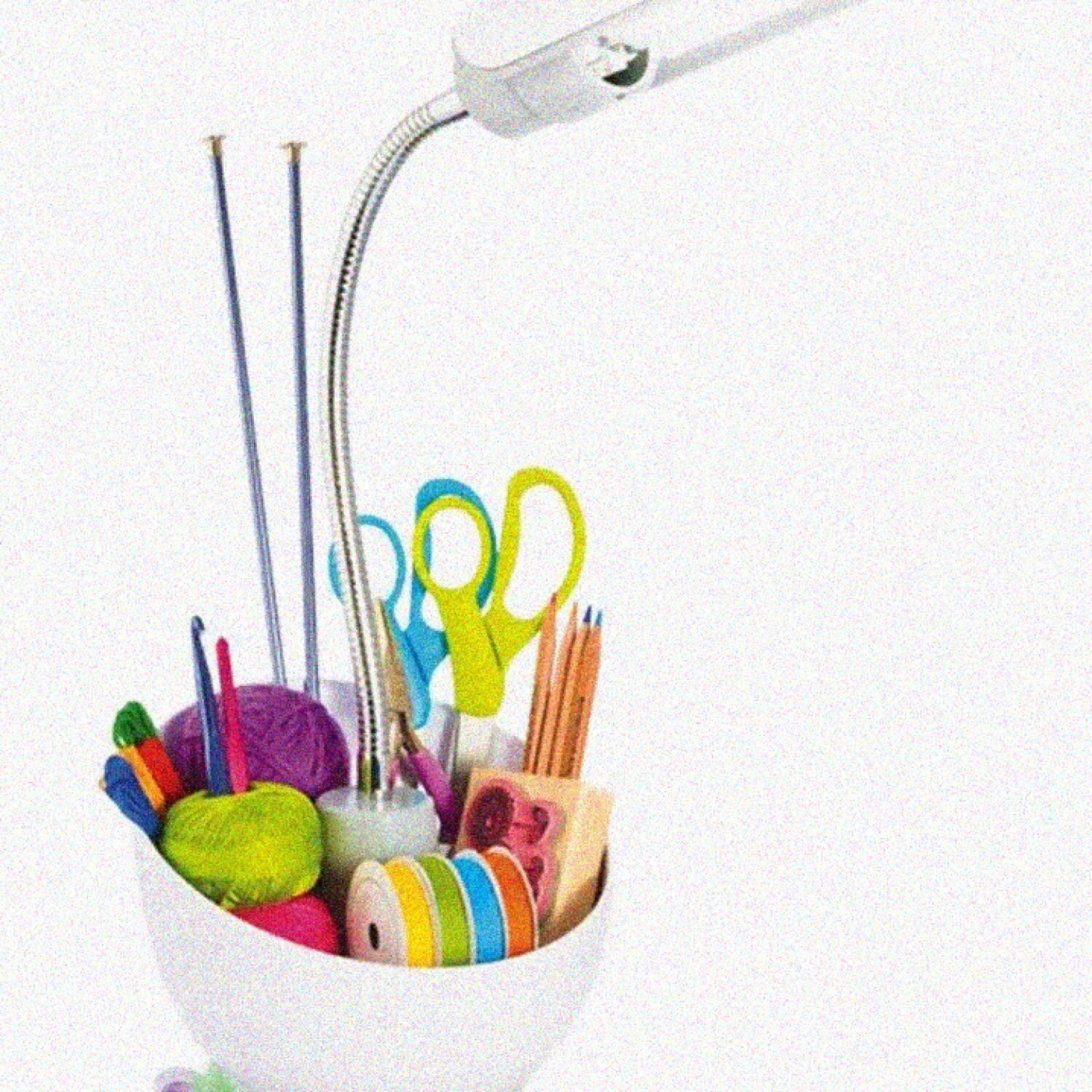 13W Space Organizer Portable Desk with Multiple Pockets