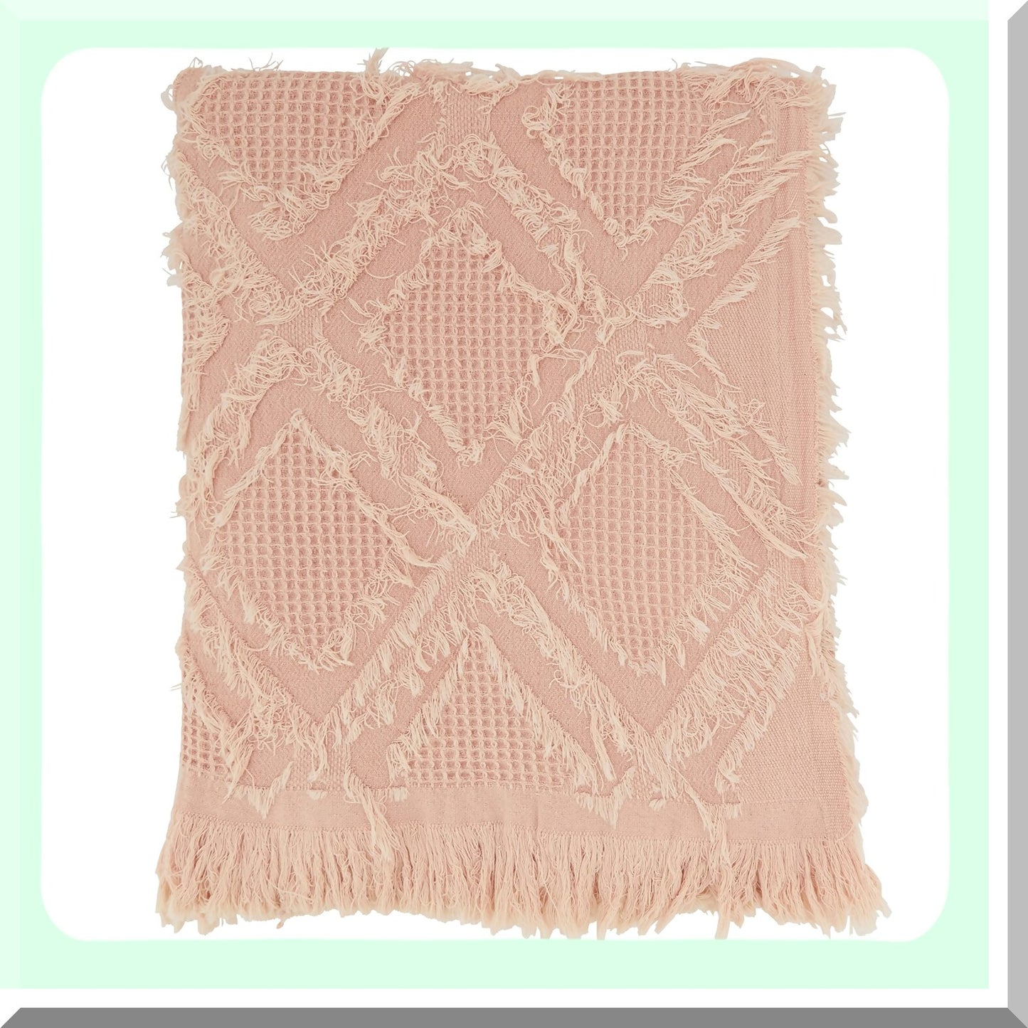 CozyWaffle Luxe Throw Blanket