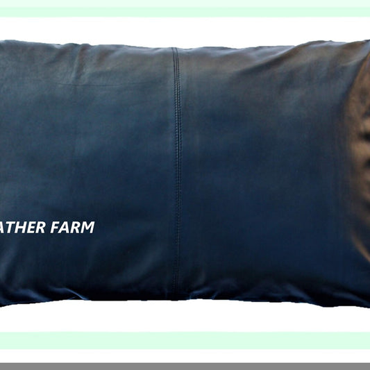 Luxury Black Velvet Pillow Cover - Plush Decorative Couch Cushion Case - Soft Solid Color Throw Pillow Cover - 12x20 Inch Size