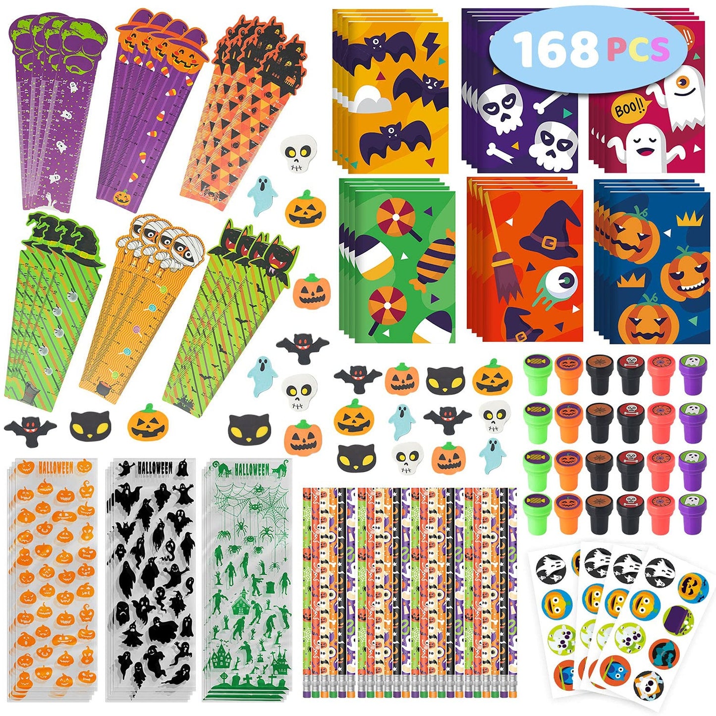 168-Piece Kids Stationery Gift Set for Parties