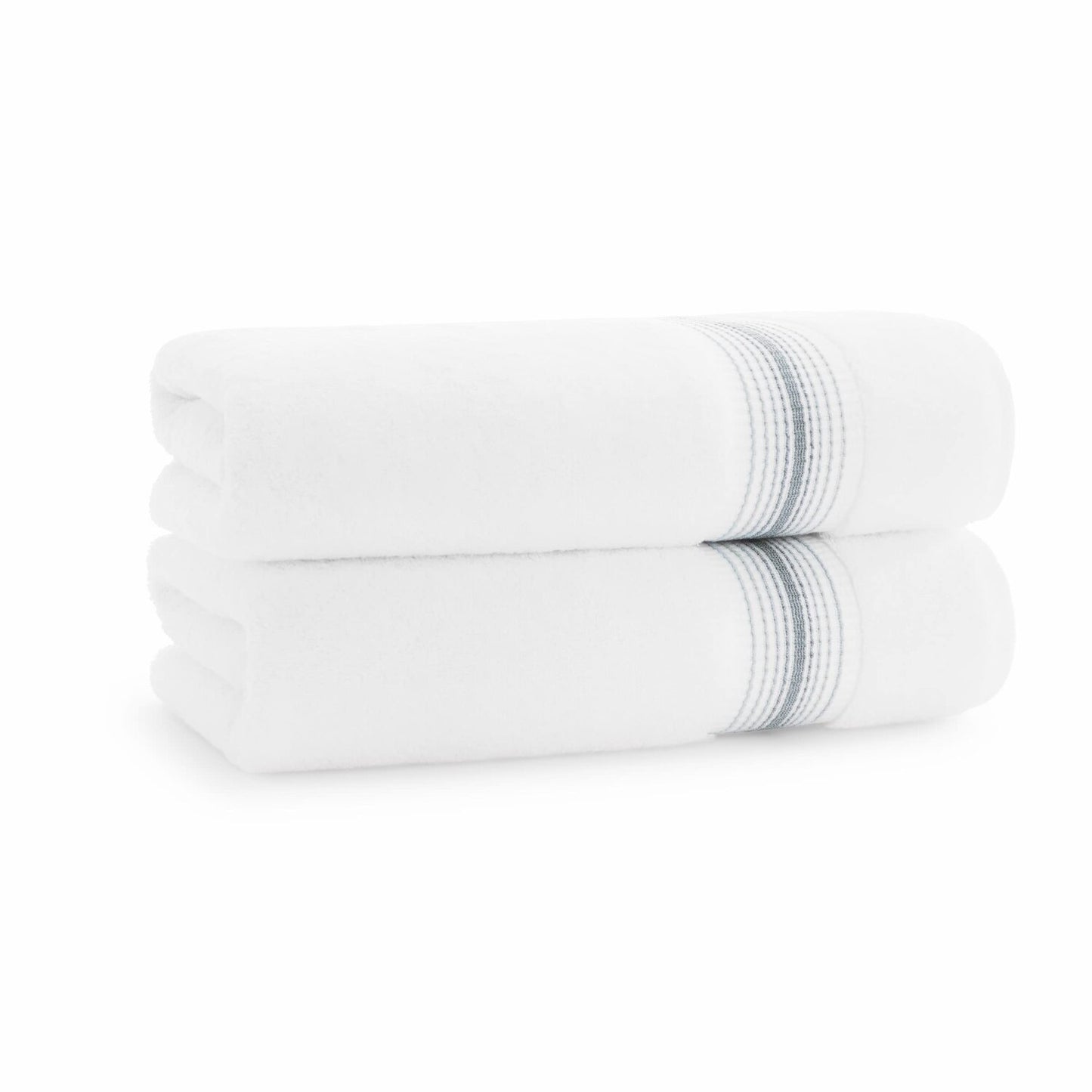 Aegean Ombre Bath Towels Pack of 2 Slate Grey 30x60