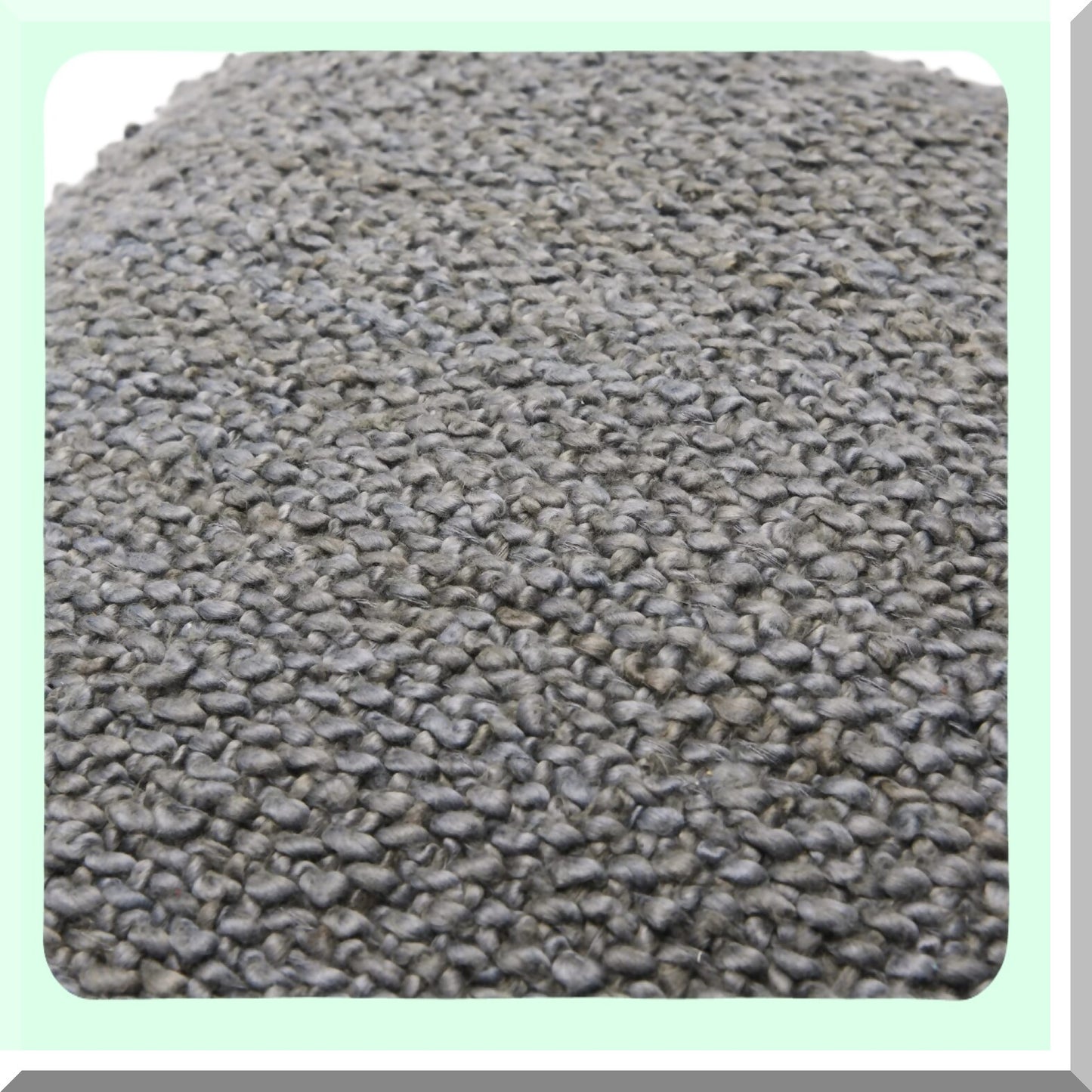 Boucle Cotton Square Pillow Cover - Decorative Grey Cushion Case for 20x20 Inch Pillows - Soft and Stylish Home Decor Accent