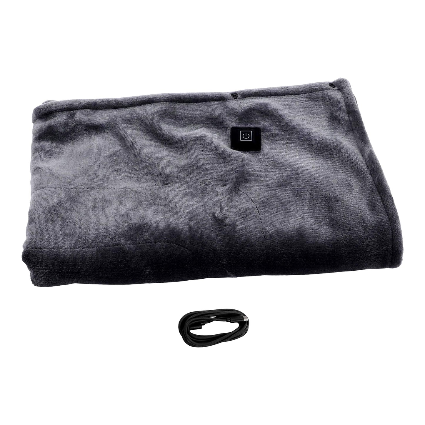 CozyHeat Full Size Electric Blanket - 3 Heat Settings, Washable Soft Flannel, Auto Off, Overheat Protection, Fast Heating for Home & Office (Grey 80x140)