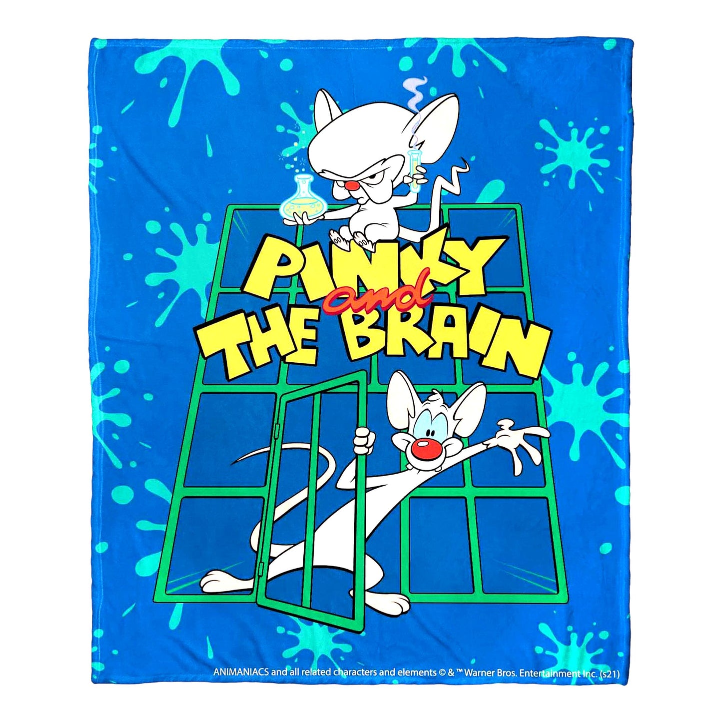 Animaniacs Cozy Silk Touch Throw Blanket - 50x60, Pinky and Brain Design