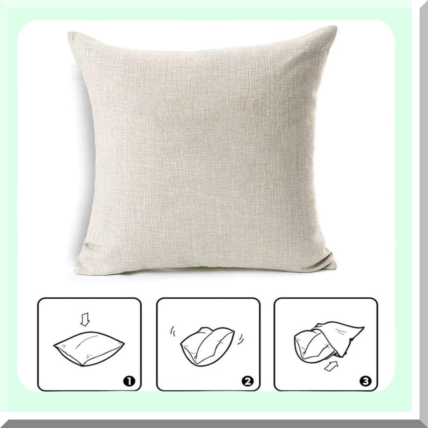 Sunflower Ladybugs Farmhouse Pillow Covers - Decorative Throw Cases for Kids Room Sofa, Outdoor Indoor Square Cushion 20x20 inch Home Decor