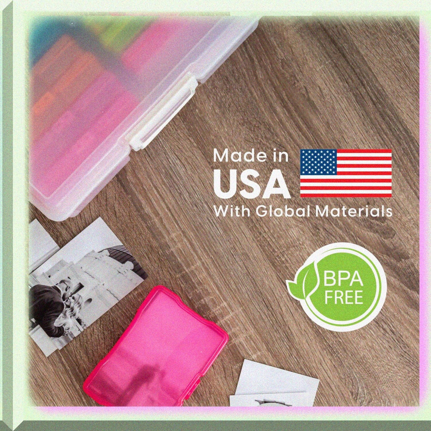 USA 4" x 6" Photo Storage Keeper 2 Pack