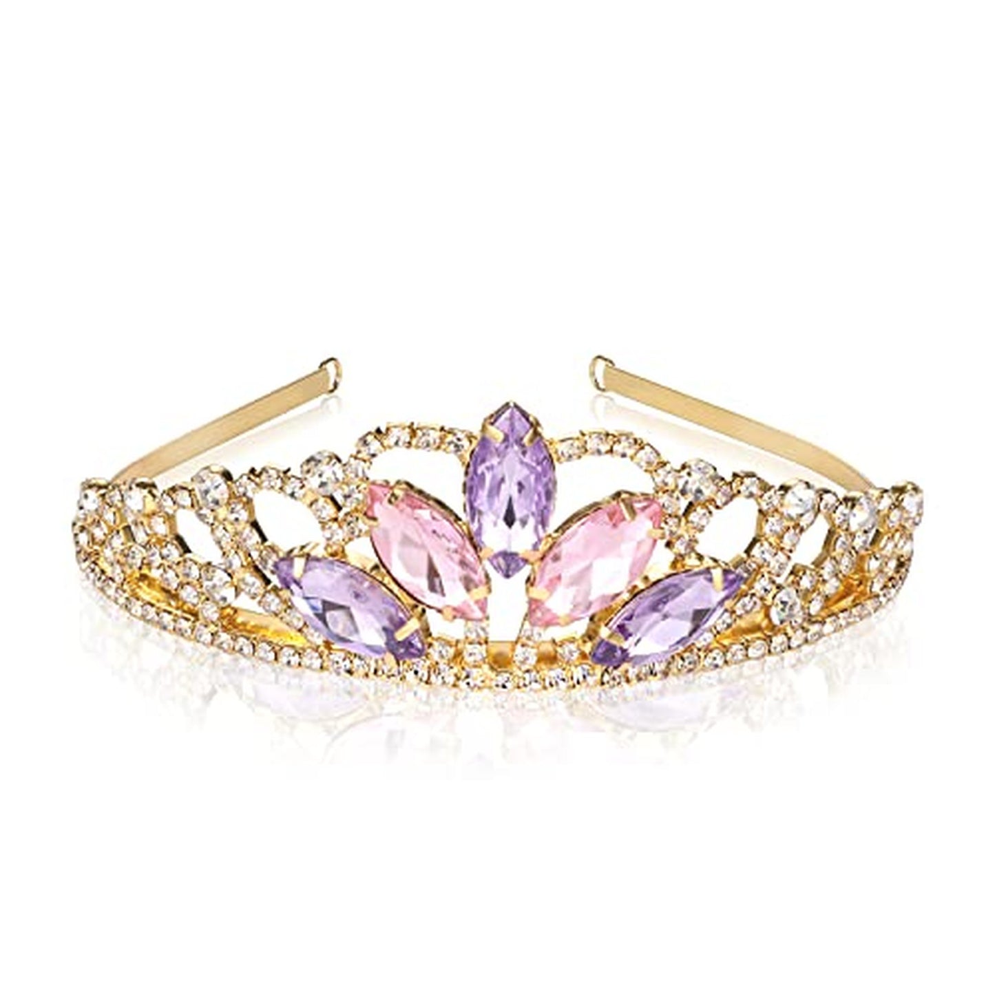 Golden Sparkle Tiara - The perfect accessory for Rapunzel and Tangled fans! This gold crown is ideal for birthday parties, dress-up, and makes a great gift for girls.