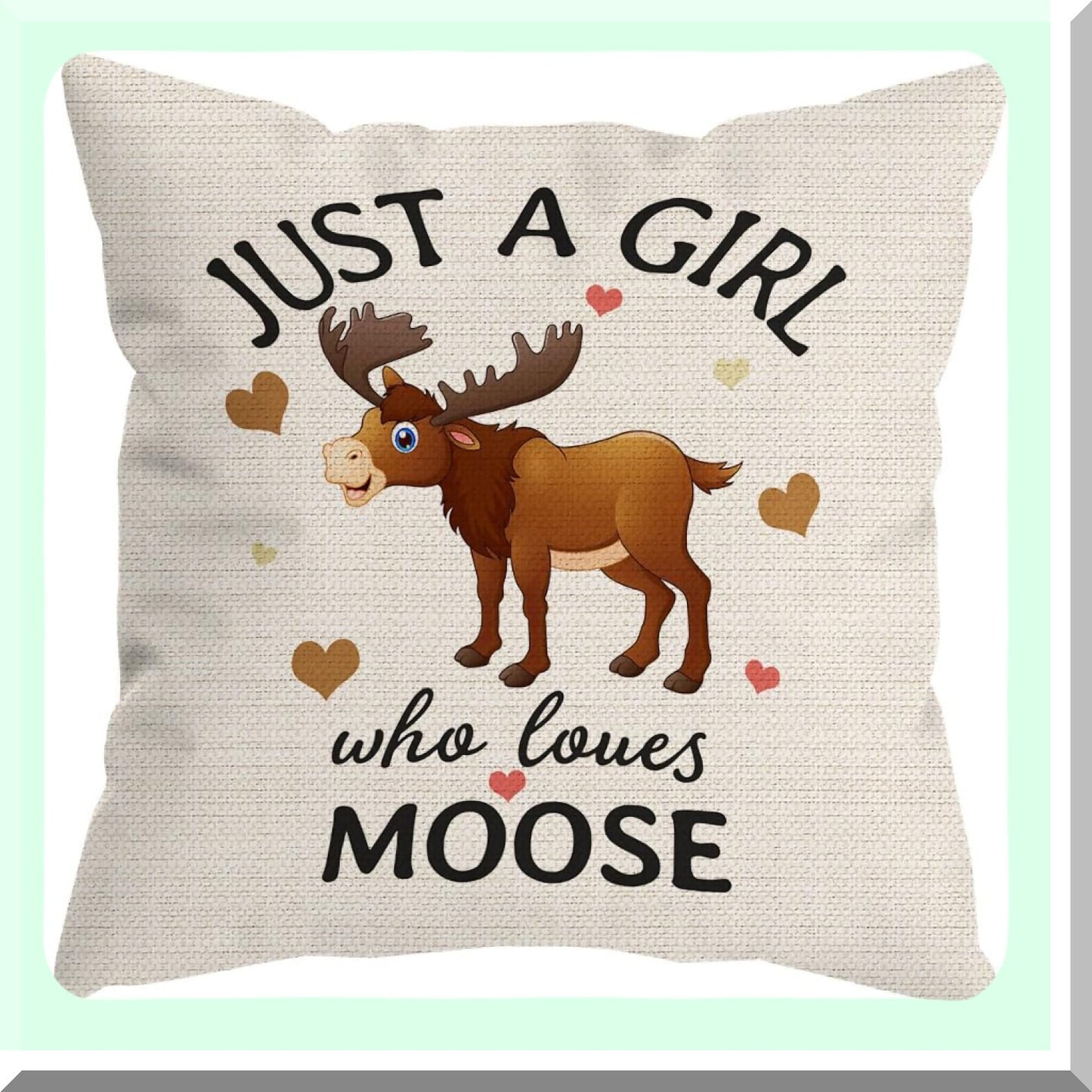 Moose Magic Pillow Covers - 18x18 Decorations for Couch - Perfect Moose Lover Gifts - Cozy Moose Decor for Home - Moose Pillow Case