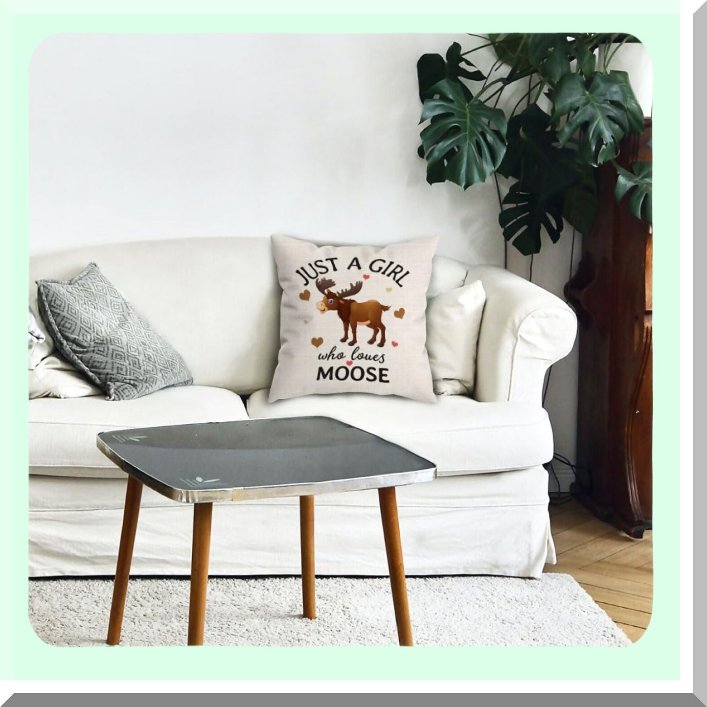 Moose Magic Pillow Covers - 18x18 Decorations for Couch - Perfect Moose Lover Gifts - Cozy Moose Decor for Home - Moose Pillow Case