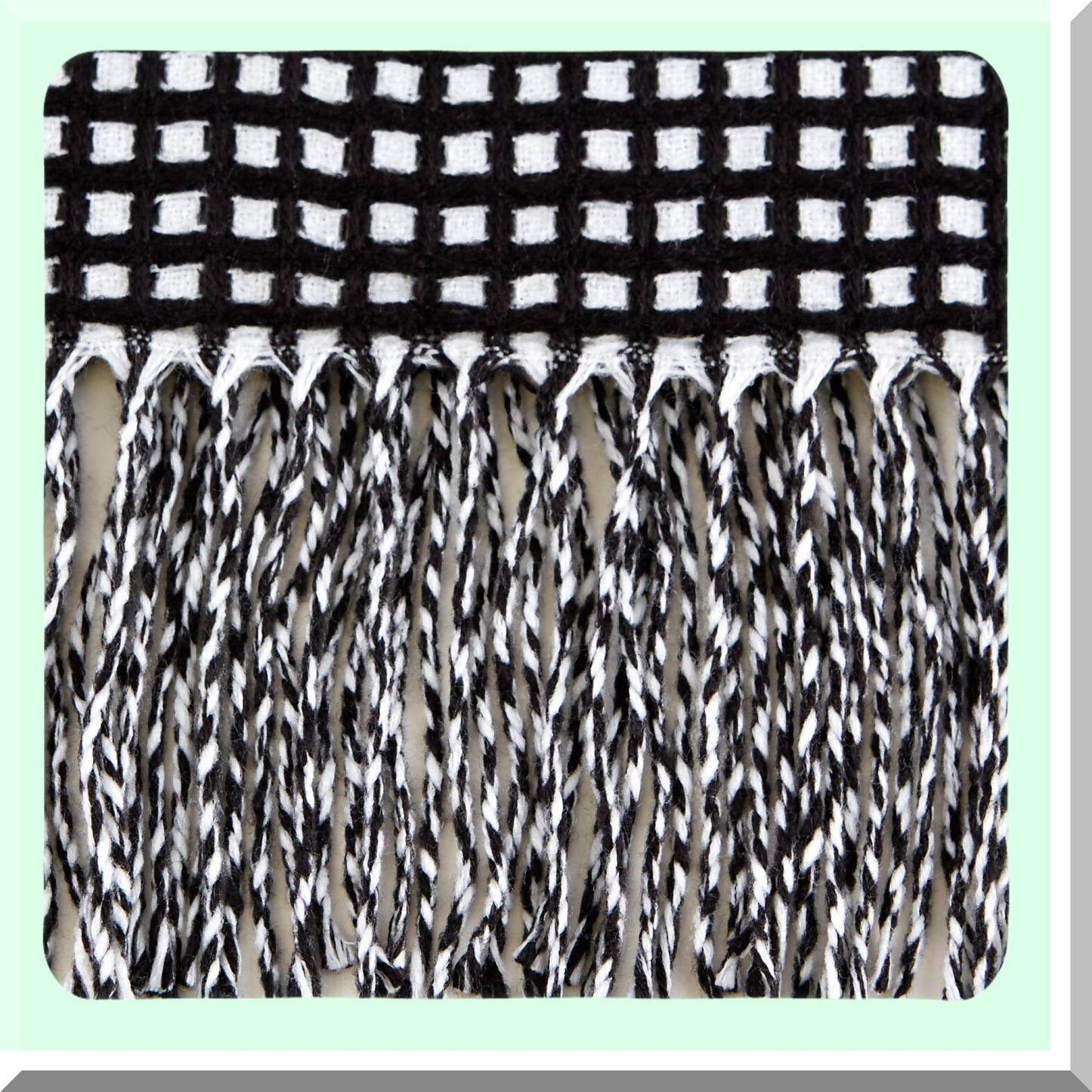 CozyWaffle Knit Throw Blanket - 50x60 Black