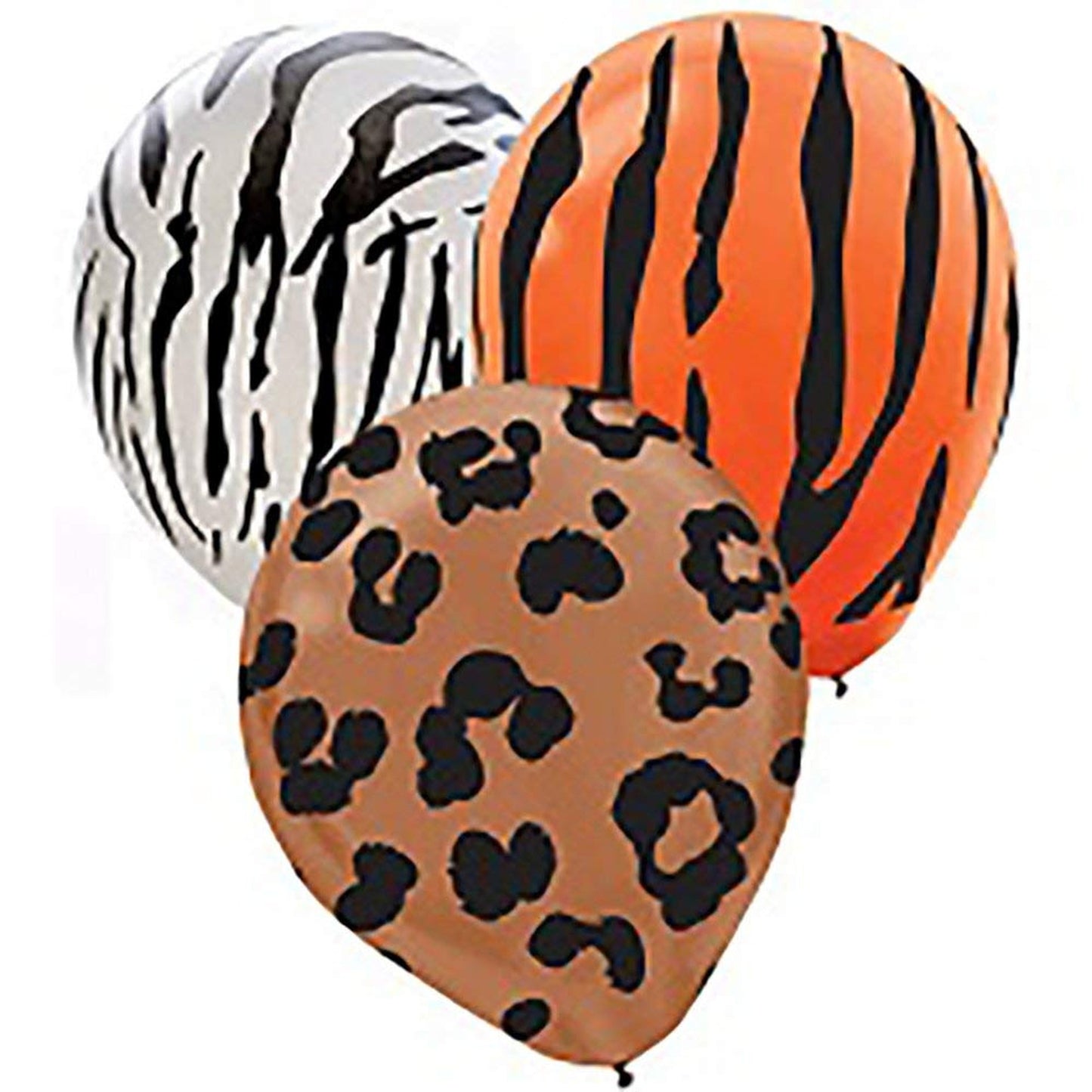 Colorful Jungle Safari Latex Balloons Pack of 20