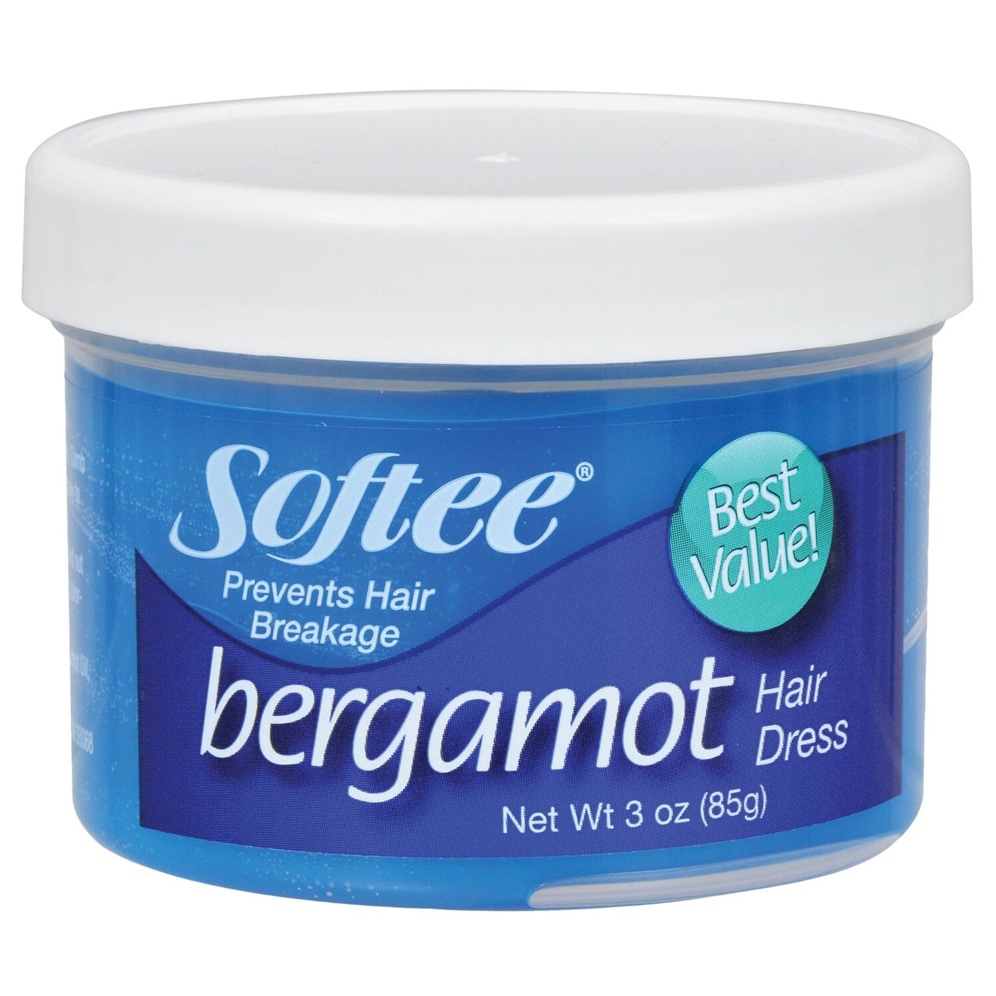 Softee Bergamot Hair Dress, 3-oz. Jars (Pack of 6)