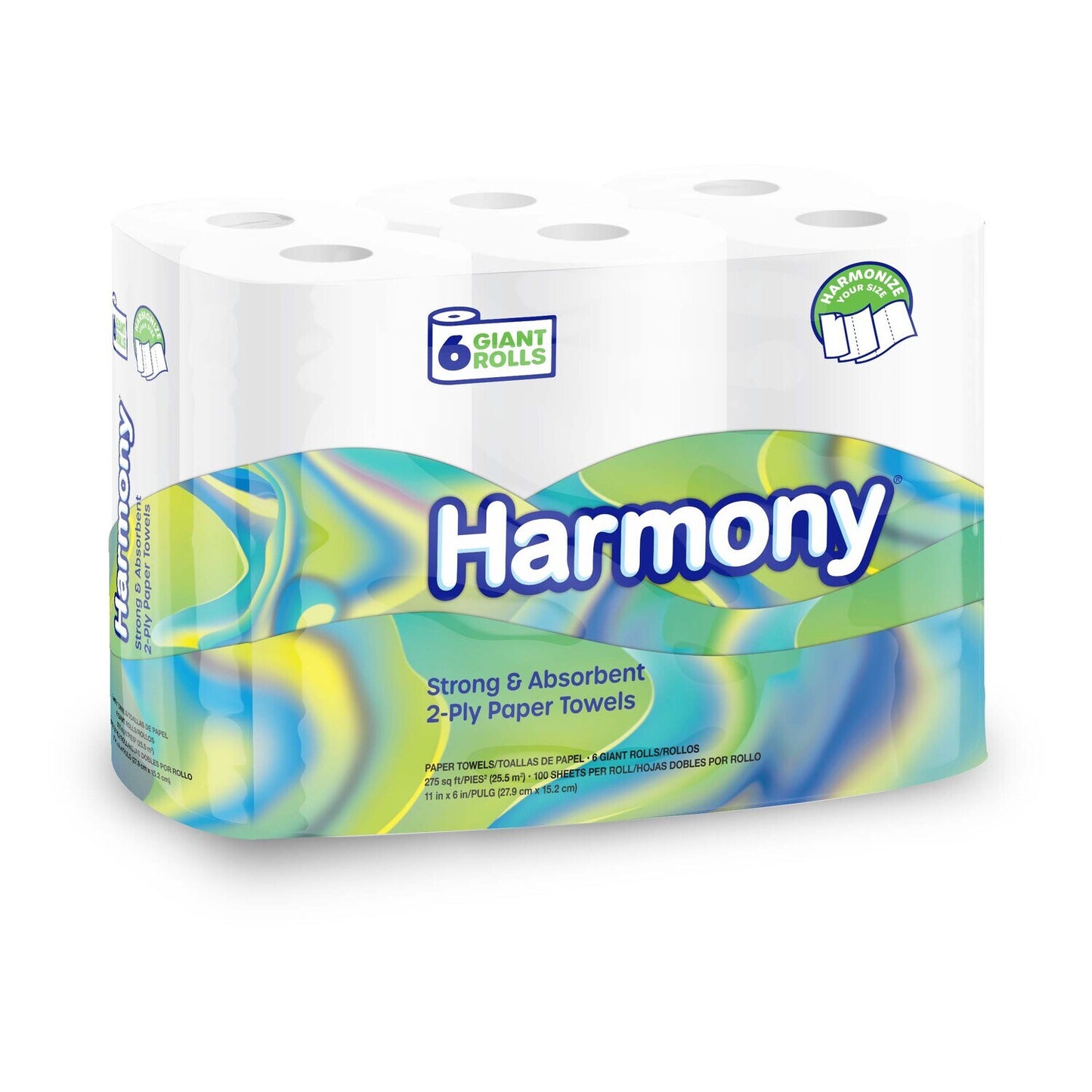 Harmony Giant Paper Towel Rolls, 6-ct. (Pack of 4)