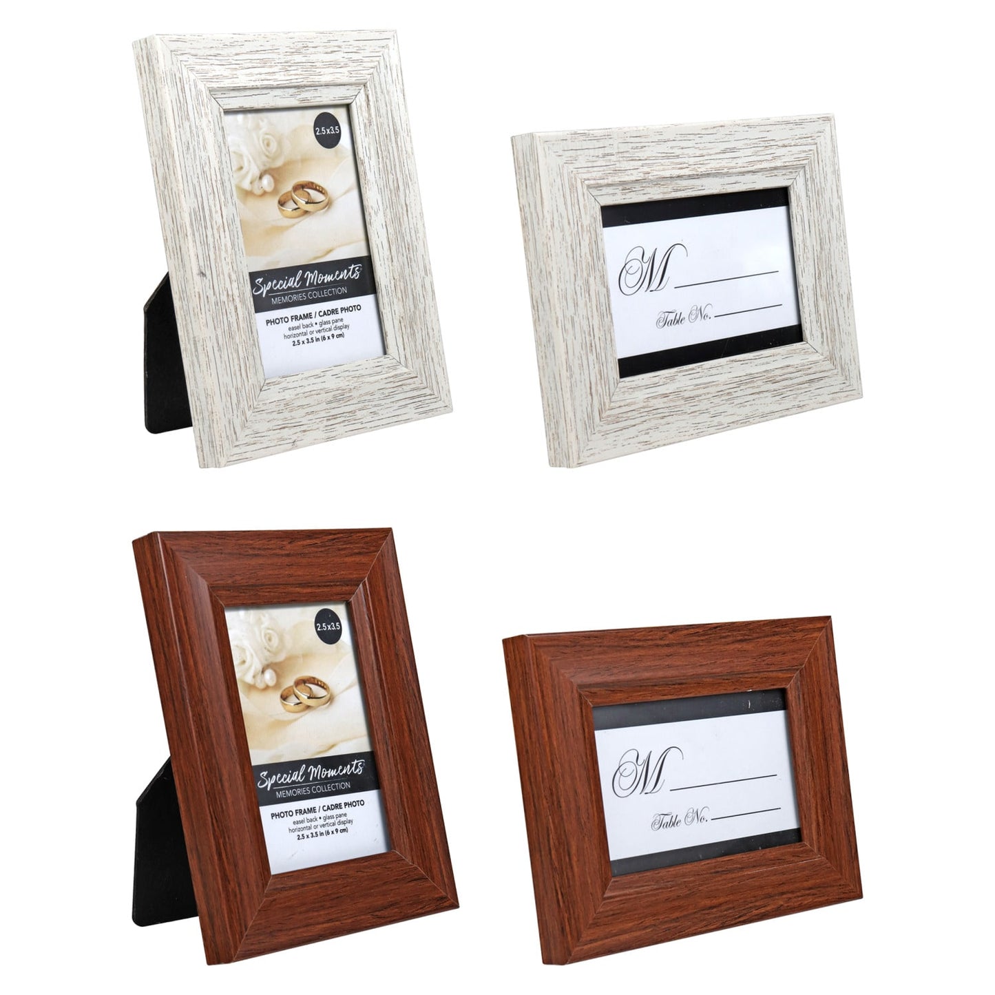 Special Moments Faux Wood Picture Frames, 2x3 in. (Pack of 12)