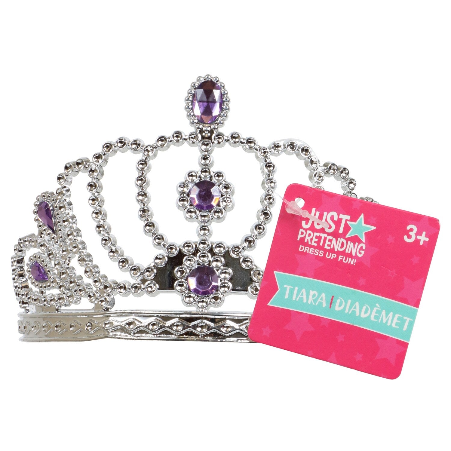 Just Pretending Dress-Up Plastic Princess Tiaras (Pack of 24)
